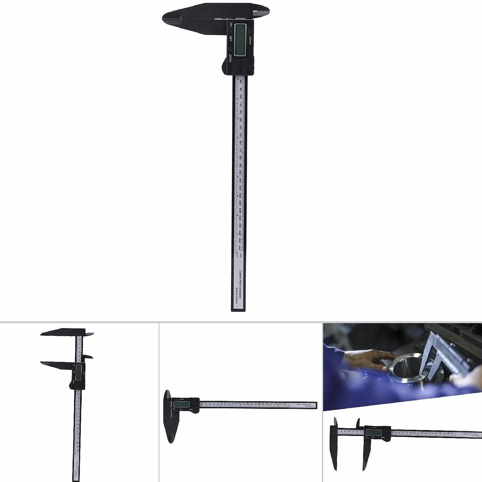 Cyfrowa Suwmiarka Węglowa 150mm 300mm Długi Pazur z Baterią