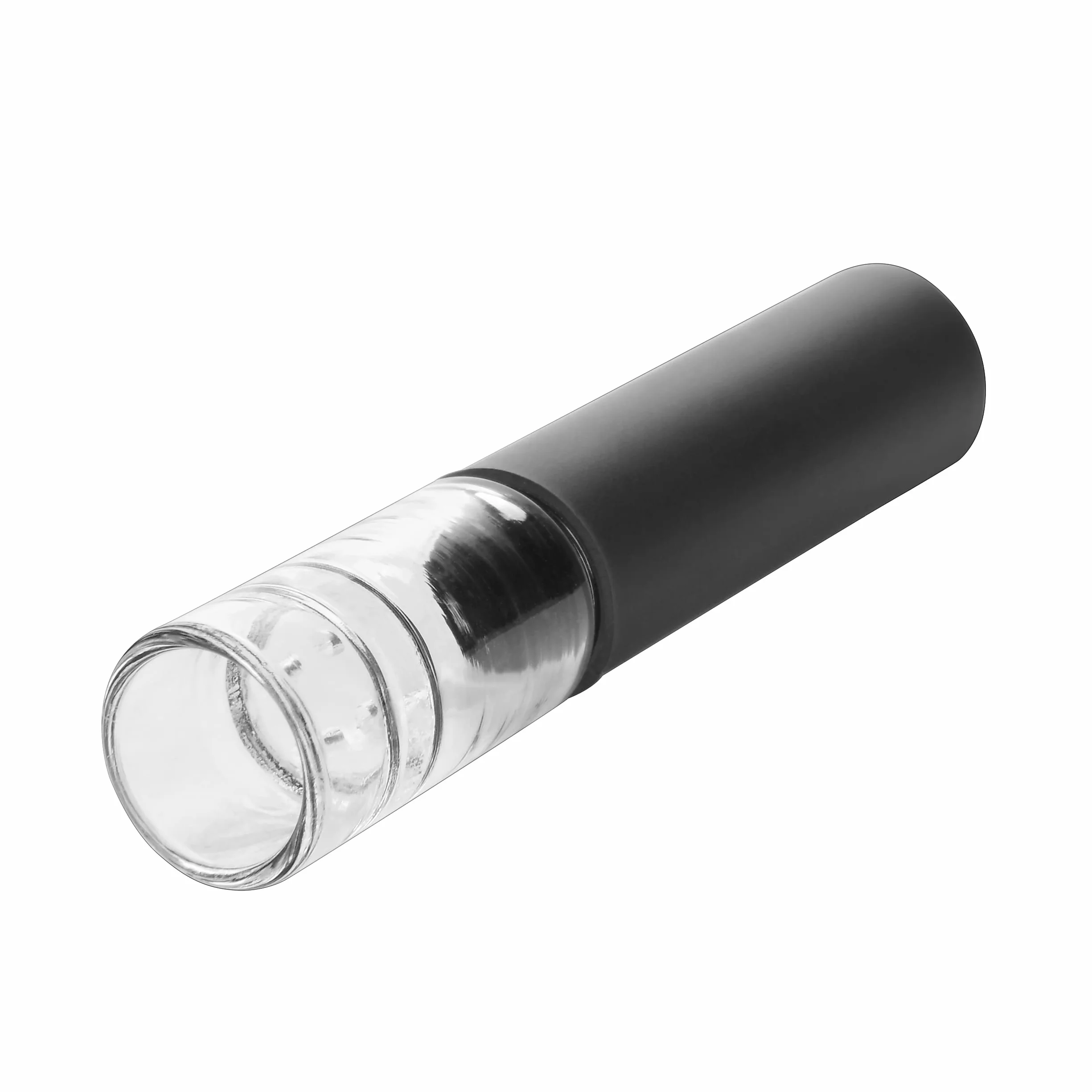 Nietłukące się szklane ustniki do Arizer Solo/Arizer Air Max - czarna owijka (4 szklane rurki i 25 wklęsłych filtrów)