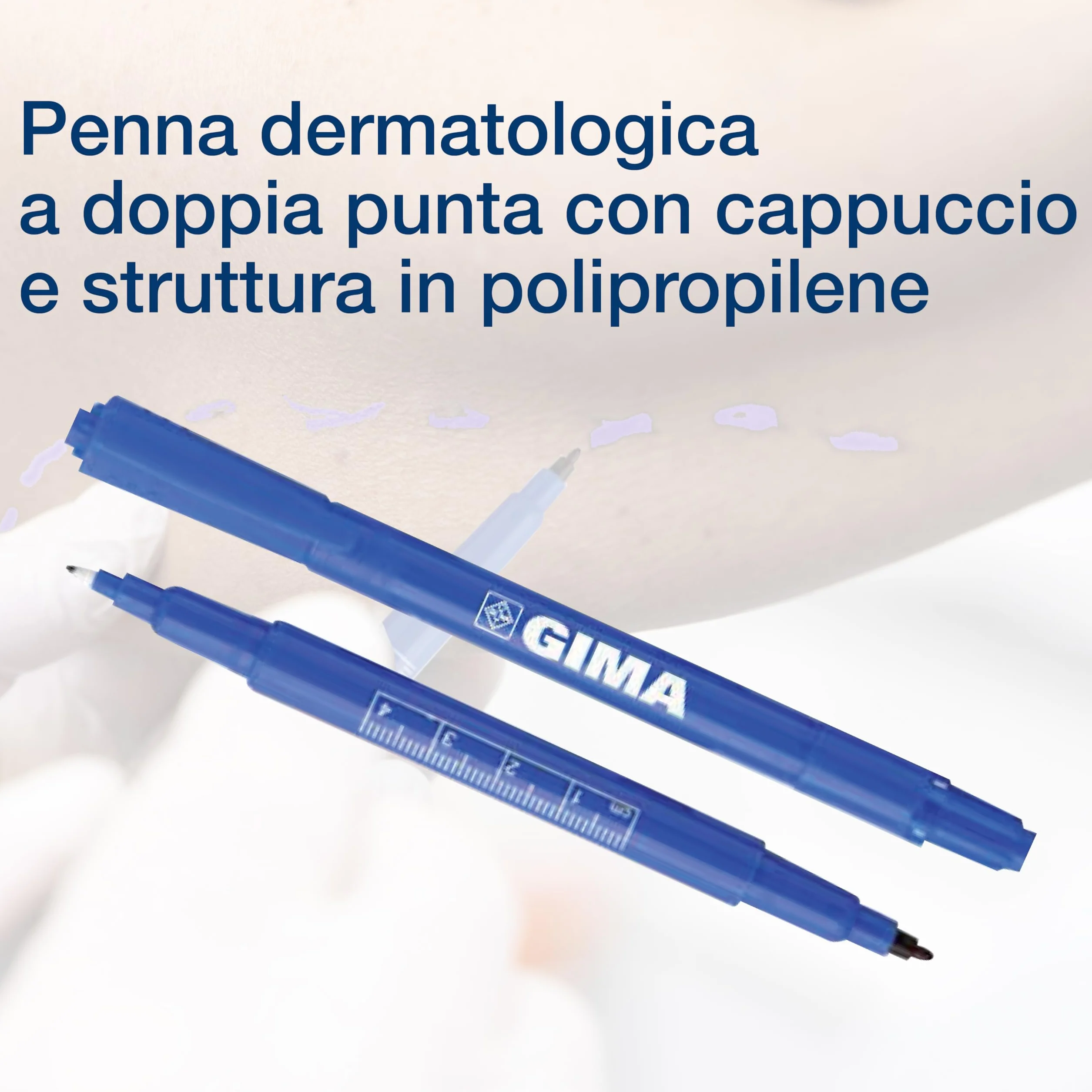 GIMA PENNA DERMATOLOGICA GIMA - doppia punta - conf. 10 pz.