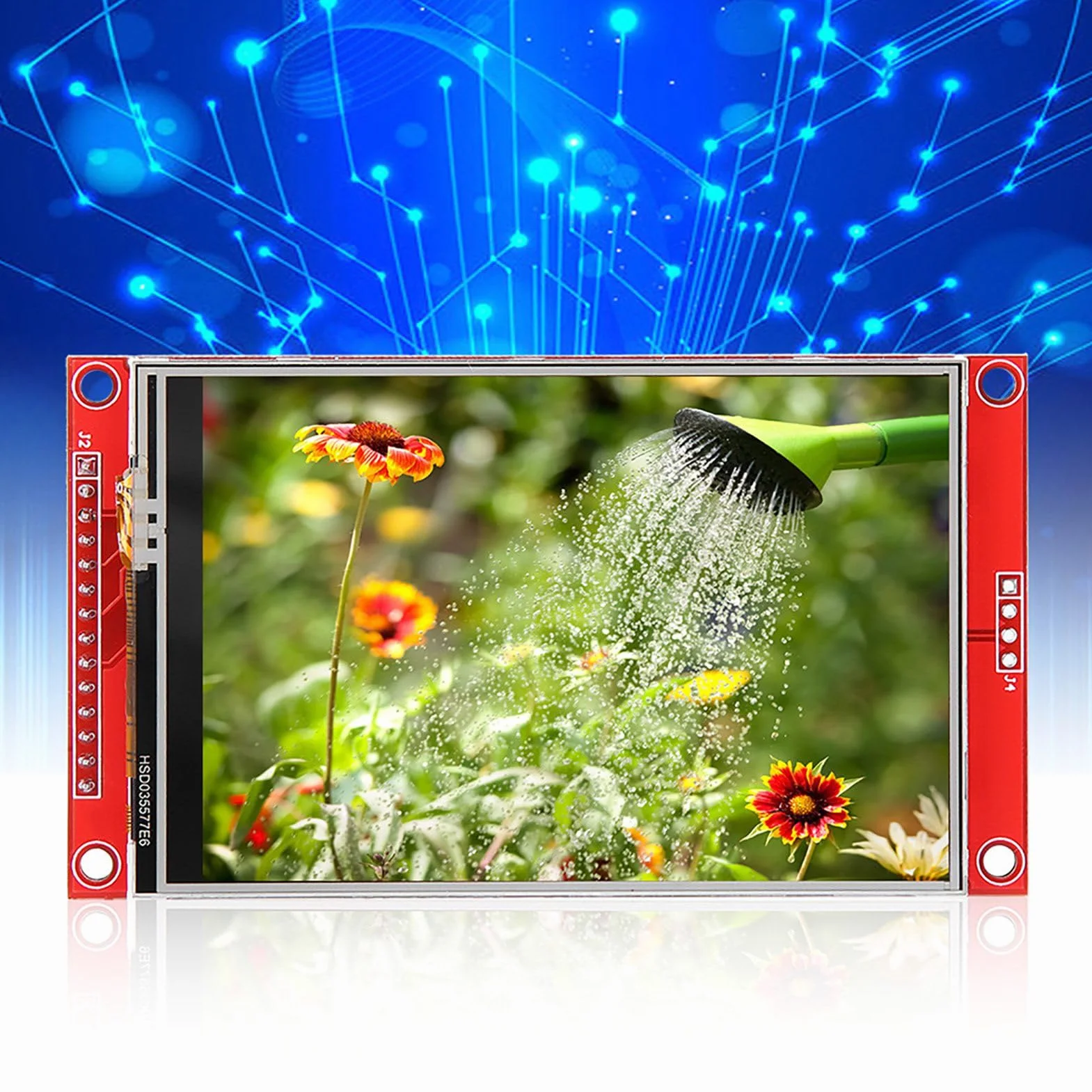 Moduł LCD TFT ekran dotykowy, 4-przewodowy szeregowy interfejs peryferyjny ILI9488 HD