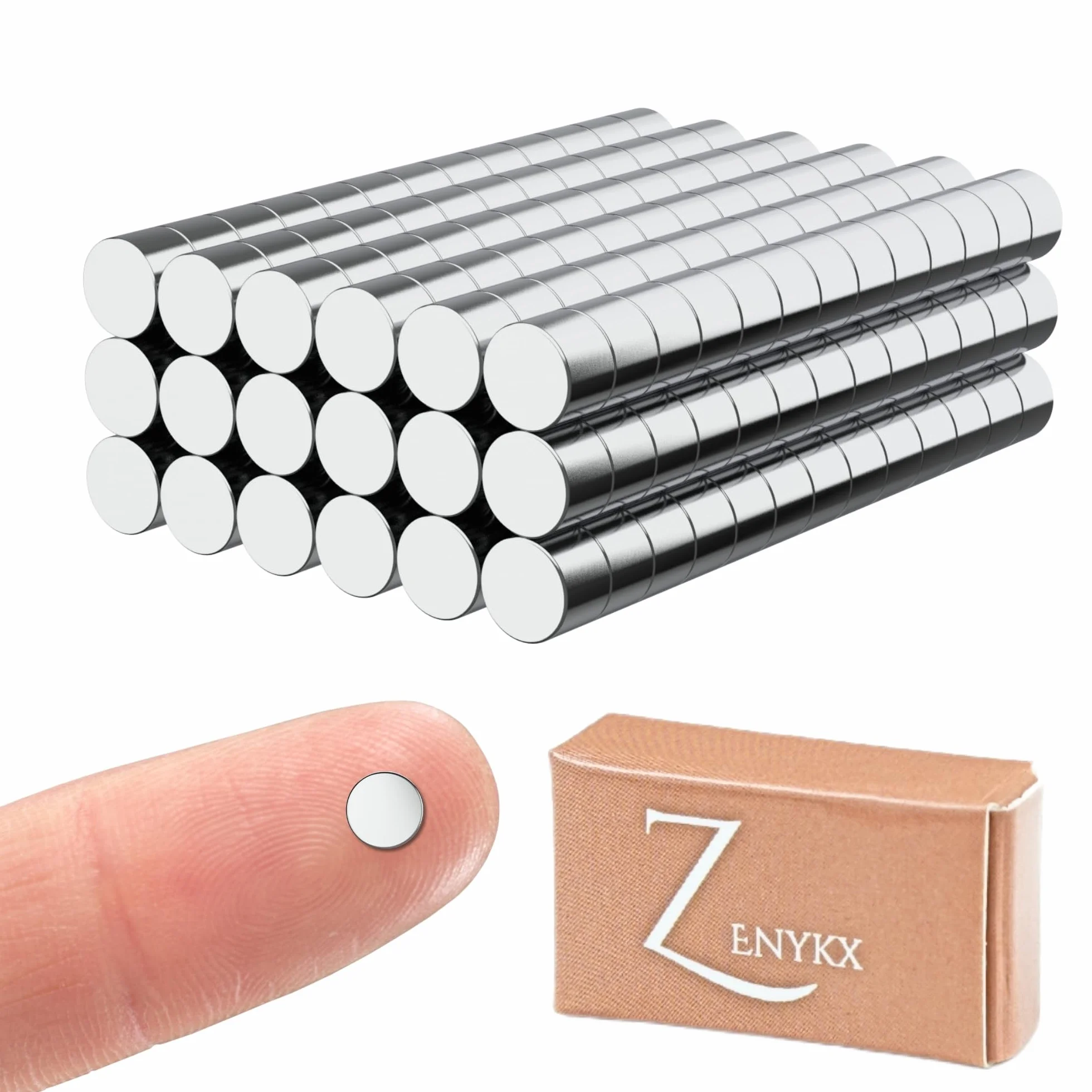 Magnesy neodymowe N52 220 sztuk 3x2mm do projektów DIY