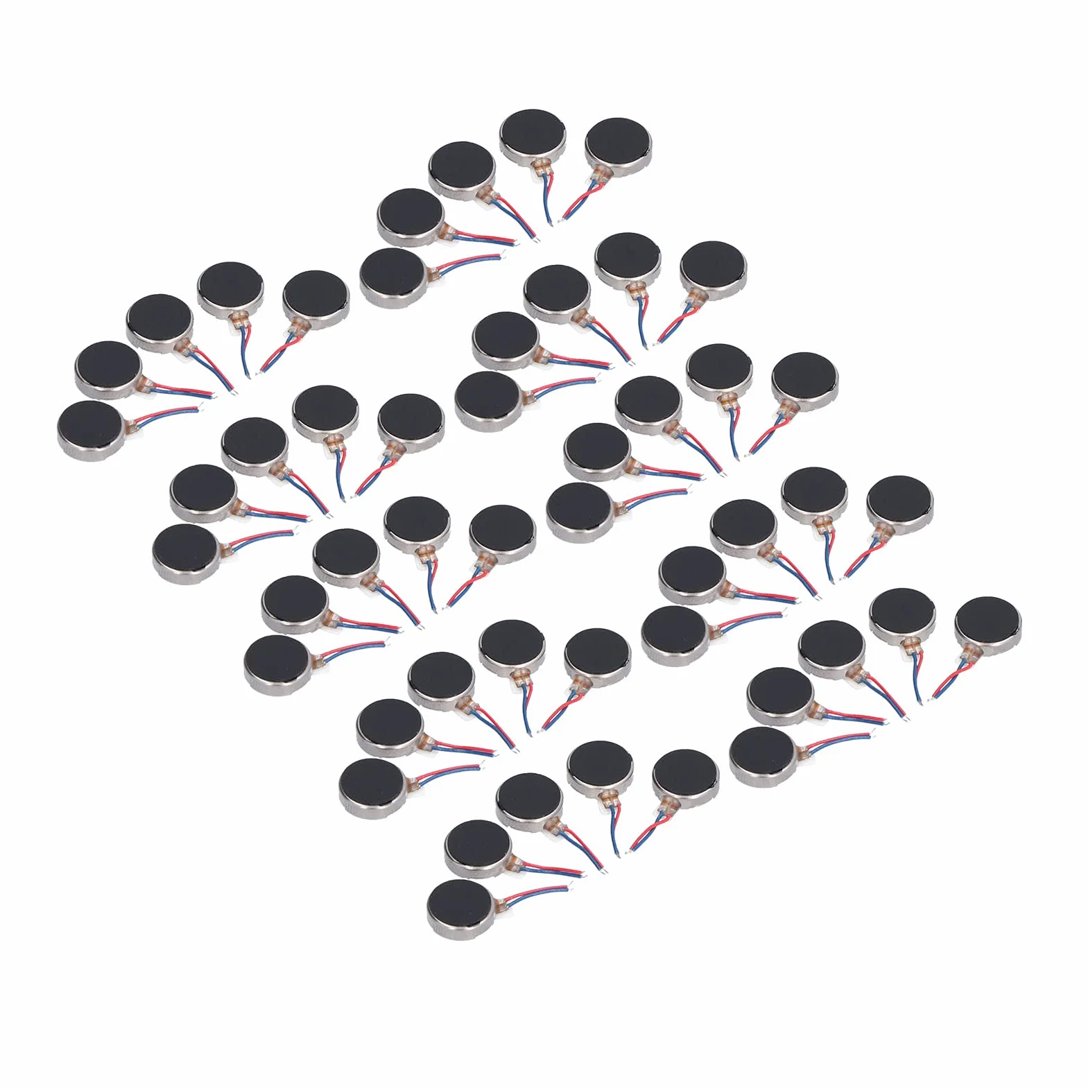 50pcs Mini DC Vibration Motor 3V 10x2.7mm Low Noise Micro Motor for Arduino