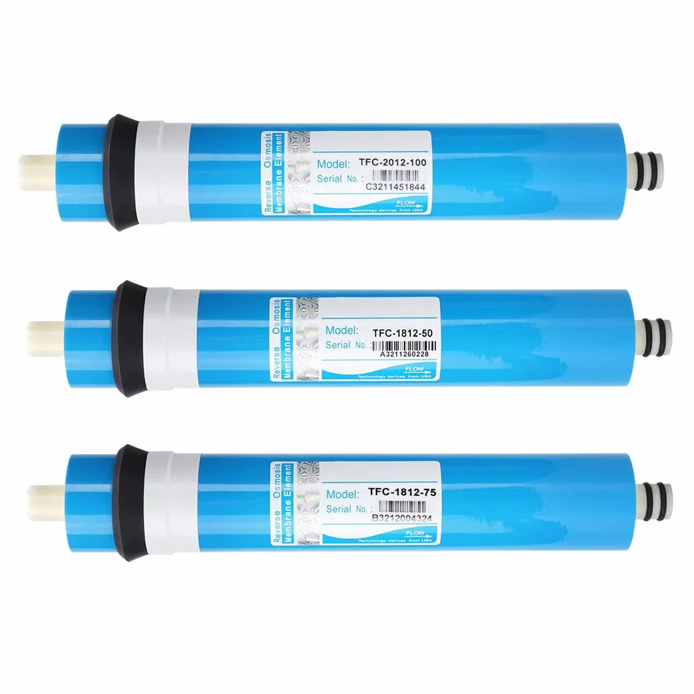 Filtr do Wody Acuto 50 75 100 GPD Domowy Filtr Membranowy Odwróconej Osmozy RO Niebieski
