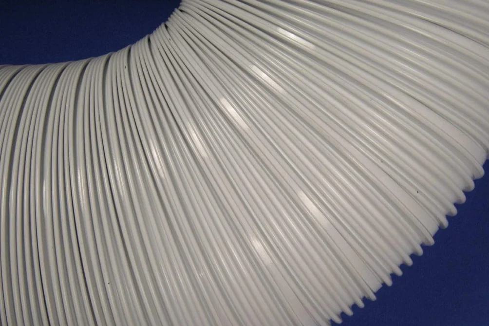 Biała Aluminiowa Rura Elastyczna - Ø 120 mm, Długość 1,5 Metra, Wąż Elastyczny, Rura Wentylacyjna