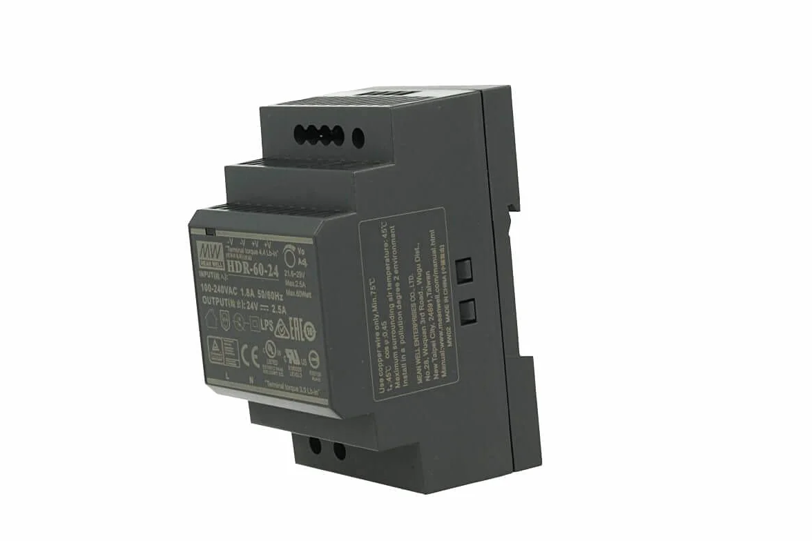 Mean Well HDR-60-24 Zasilacz Din-Rail 60W 24V 2,5A