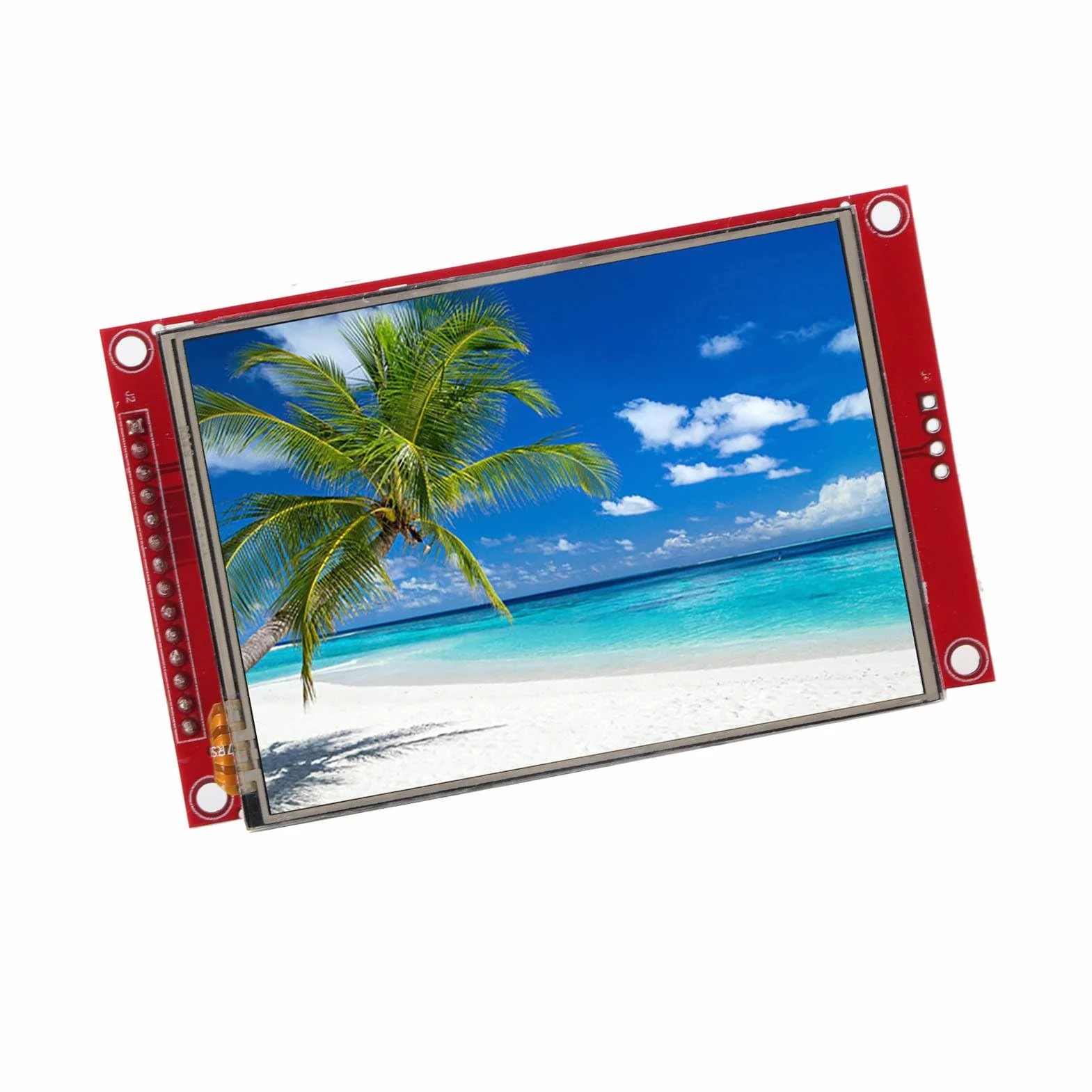Moduł Wyświetlacza LCD Wyświetlacz 3,2 Cala 240x320 Moduł Wyświetlacza TFT LCD 4-przewodowy Ekran LCD TFT SPI z Klatką na Karty(With Touch)