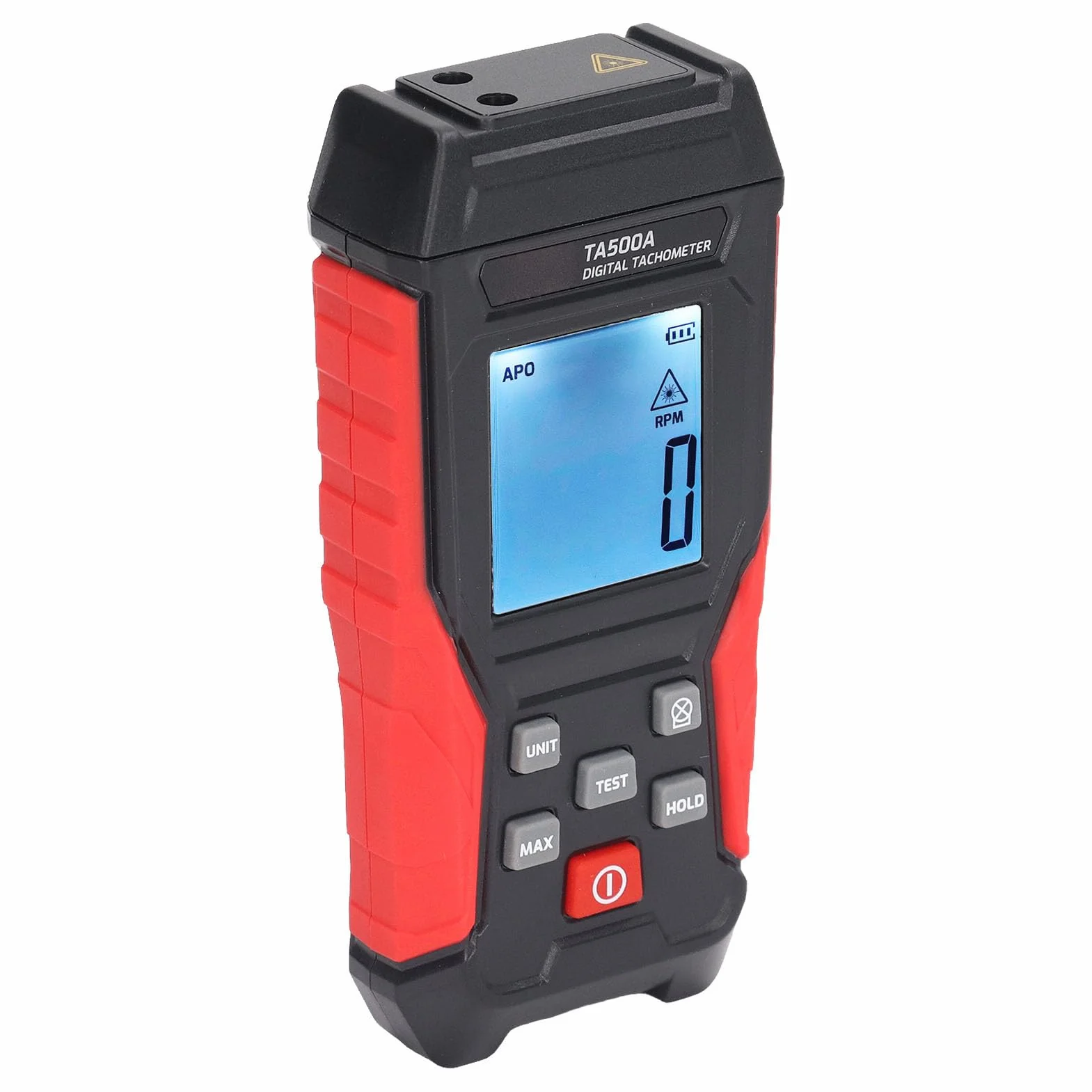 Obrotomierz RPM, Obrotomierz Cyfrowy, Bezkontaktowy Przenośny Miernik RPM, Zawór z blokadą, Pomiar 3-100000RPM, Czujnik Półprzewodnikowy, Łatwe, Tachometry