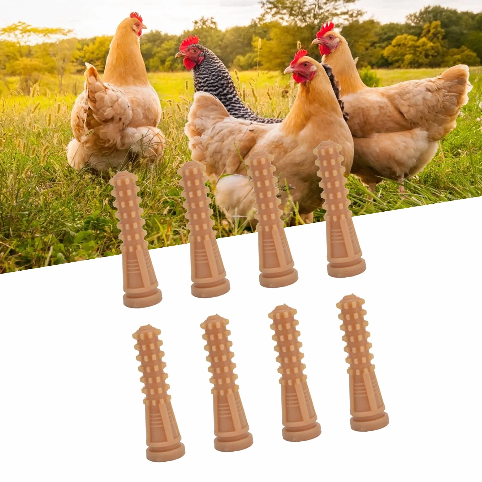 50 sztuk pióro skubanie palce gumowe skubanie kurczaka Picker piłokształtny drób pióro skubanie Picker Stick elastyczne palce wymiana(Yellow)