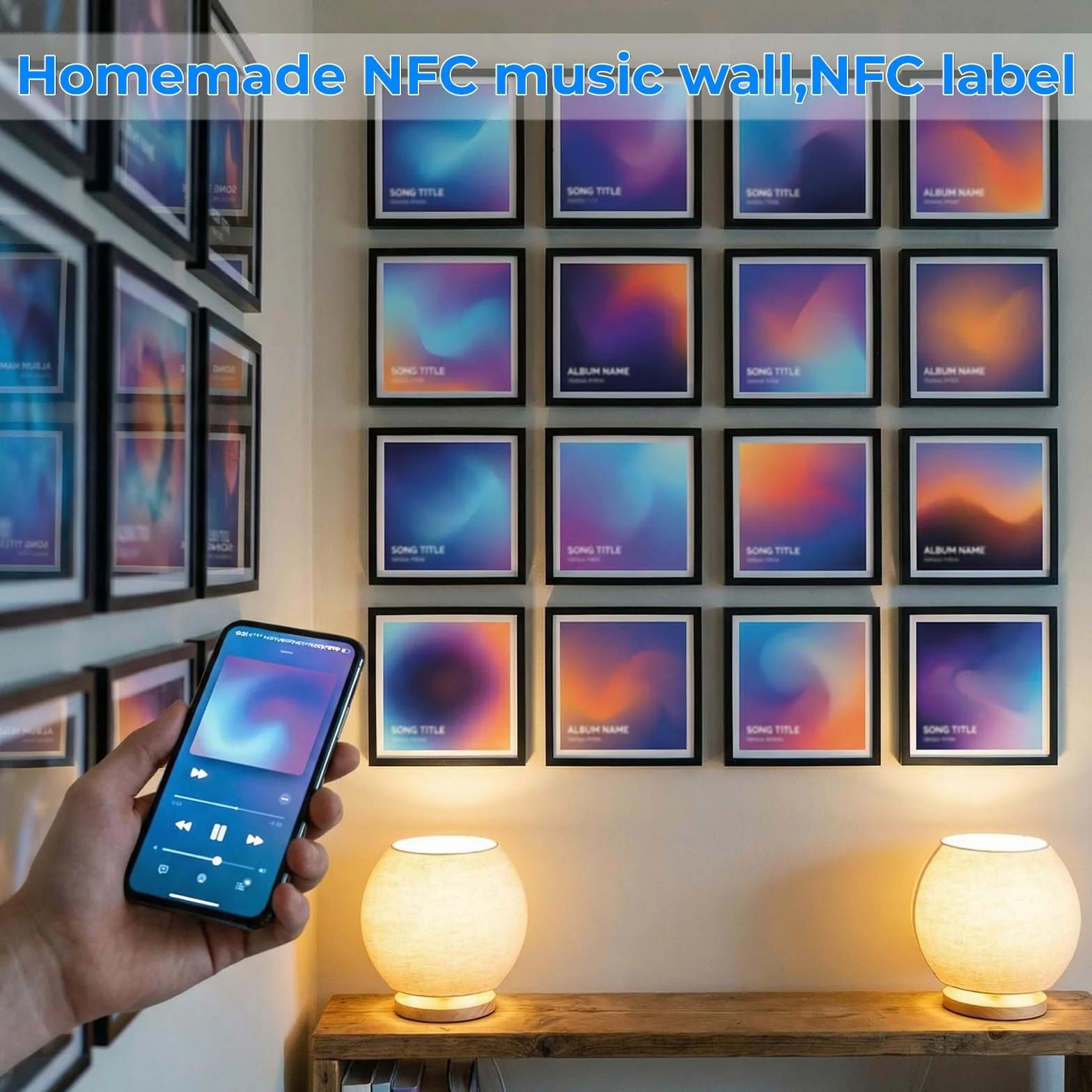 50 sztuk naklejek NFC z chipem Ntag215, przezroczyste znaczniki RFID, programowalne, 504 bajty, chip NFC do wszystkich urządzeń obsługujących technologię NFC, adaptacja amiibo (prostokąt, 11 x 21 mm)