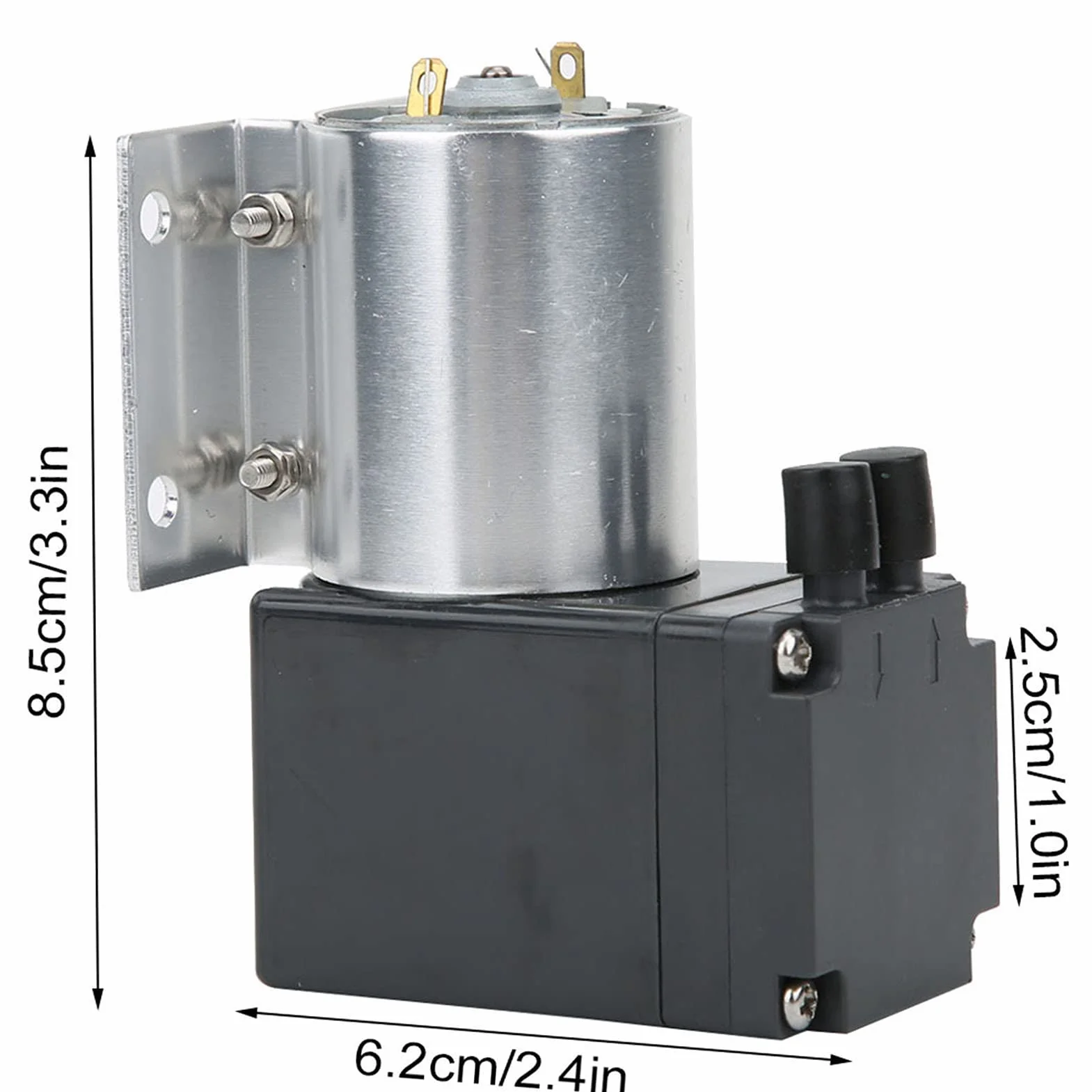 Mini pompa próżniowa DC 12V/24V 200kpa 10W 15L/min Elektryczna przenośna pompa powietrza z uchwytem