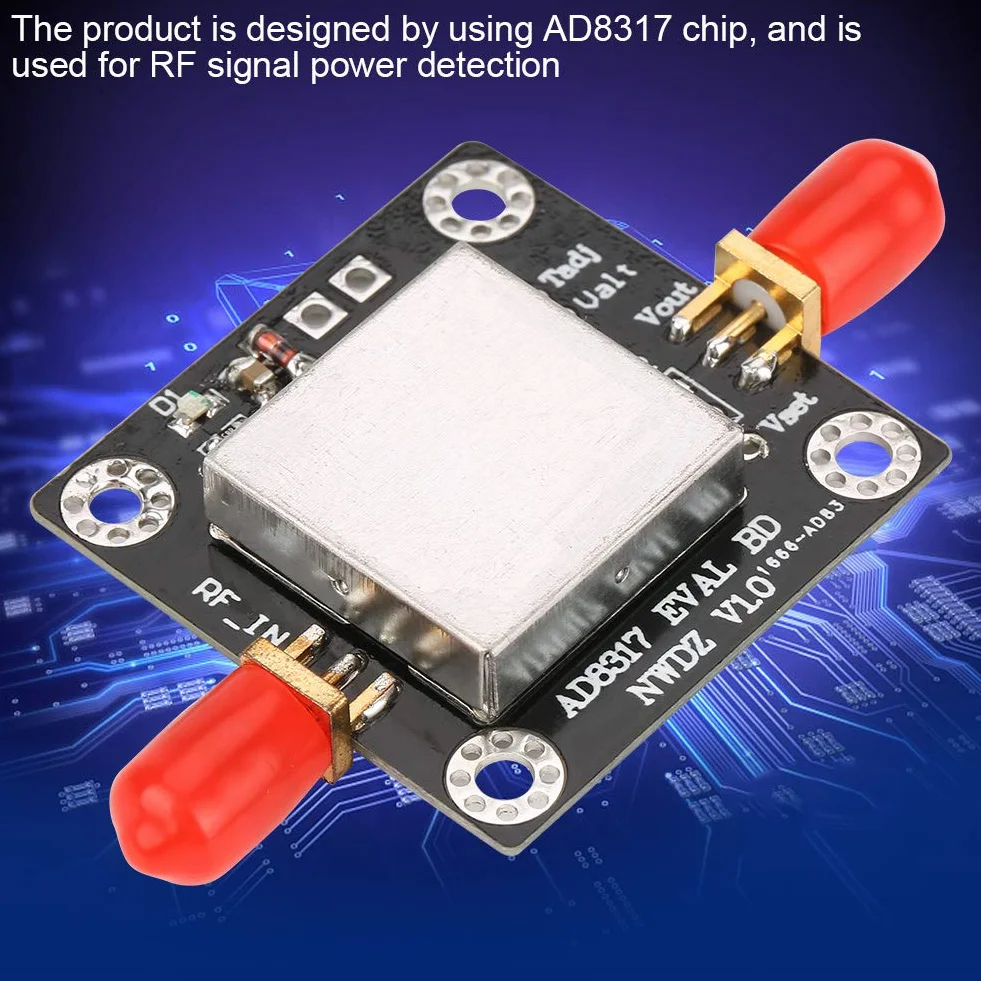 AD8317 1M-10GHz 60dB RF Power Meter Logarithmischer Detektor Controller