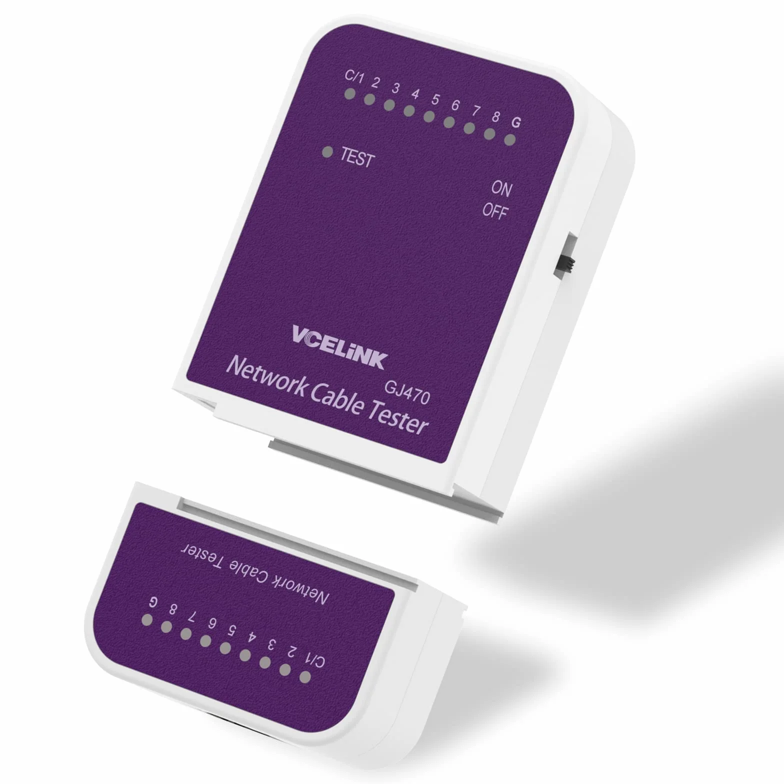VCELINK Tester sieci RJ45 do kabli Cat8 Cat7 Cat6 Cat6a Cat5 Cat5e