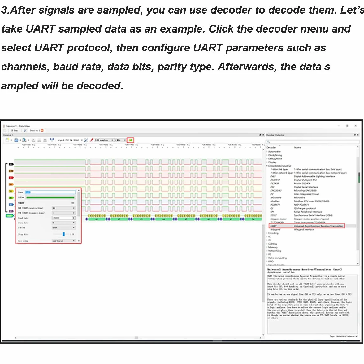 Logic Analyzer 8 CH 24 MHz interfejs typu C ARM-FPGA mikrokontroler analiza protokołów