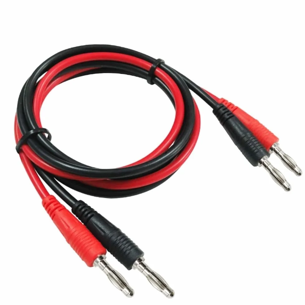 DollaTek P1041 4 mm wtyczka bananowa kabel testowy multimetr czerwony czarny