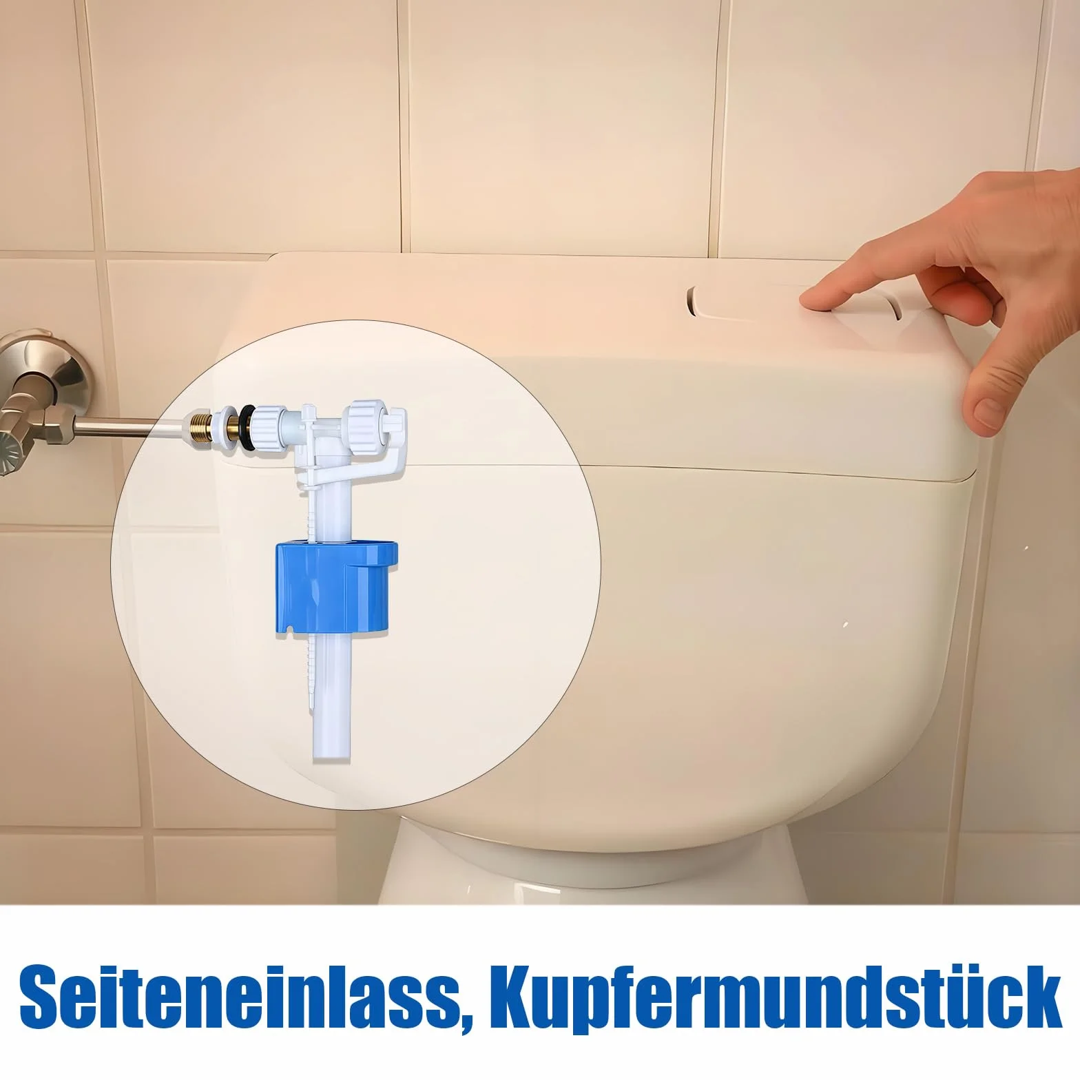 1 sztuka spłuczka zaworu napełniającego, zawór napełniający do spłuczki WC, części zamienne G3/8 G1/2 cala