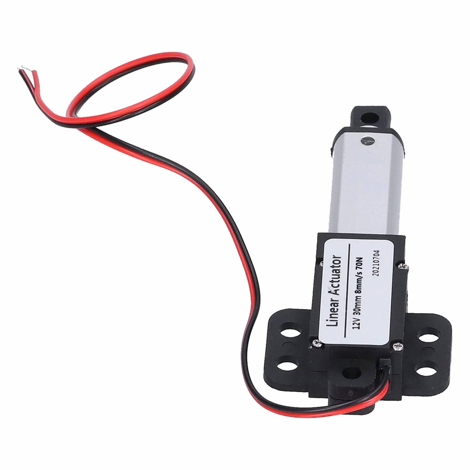 Siłownik Liniowy DC 12V 30mm Skok 8mm/s 70N Śruba Typu T Mini Elektryczny