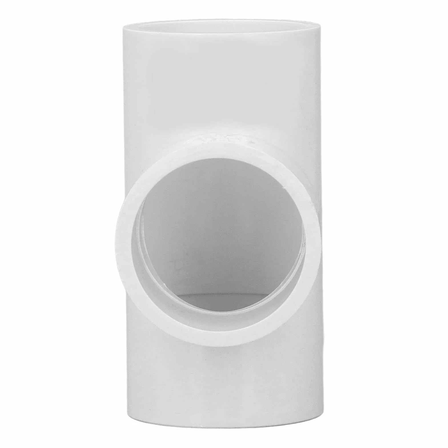 Łącznik rurowy PCW trójdrożny 20 mm 25 mm 32 mm biały do instalacji wodnej