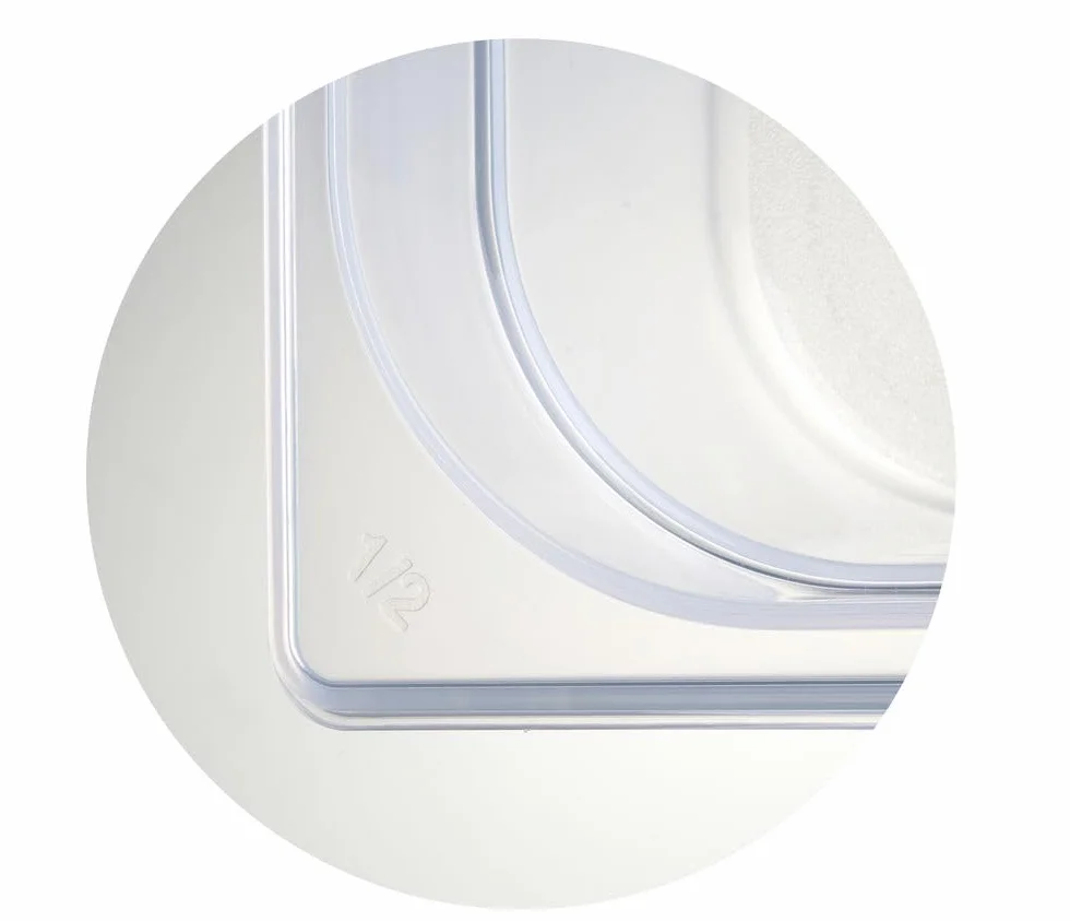 HENDI Pojemnik GN 1/2 - z polipropylenu - 6,5 l - 325x265x(H)100mm