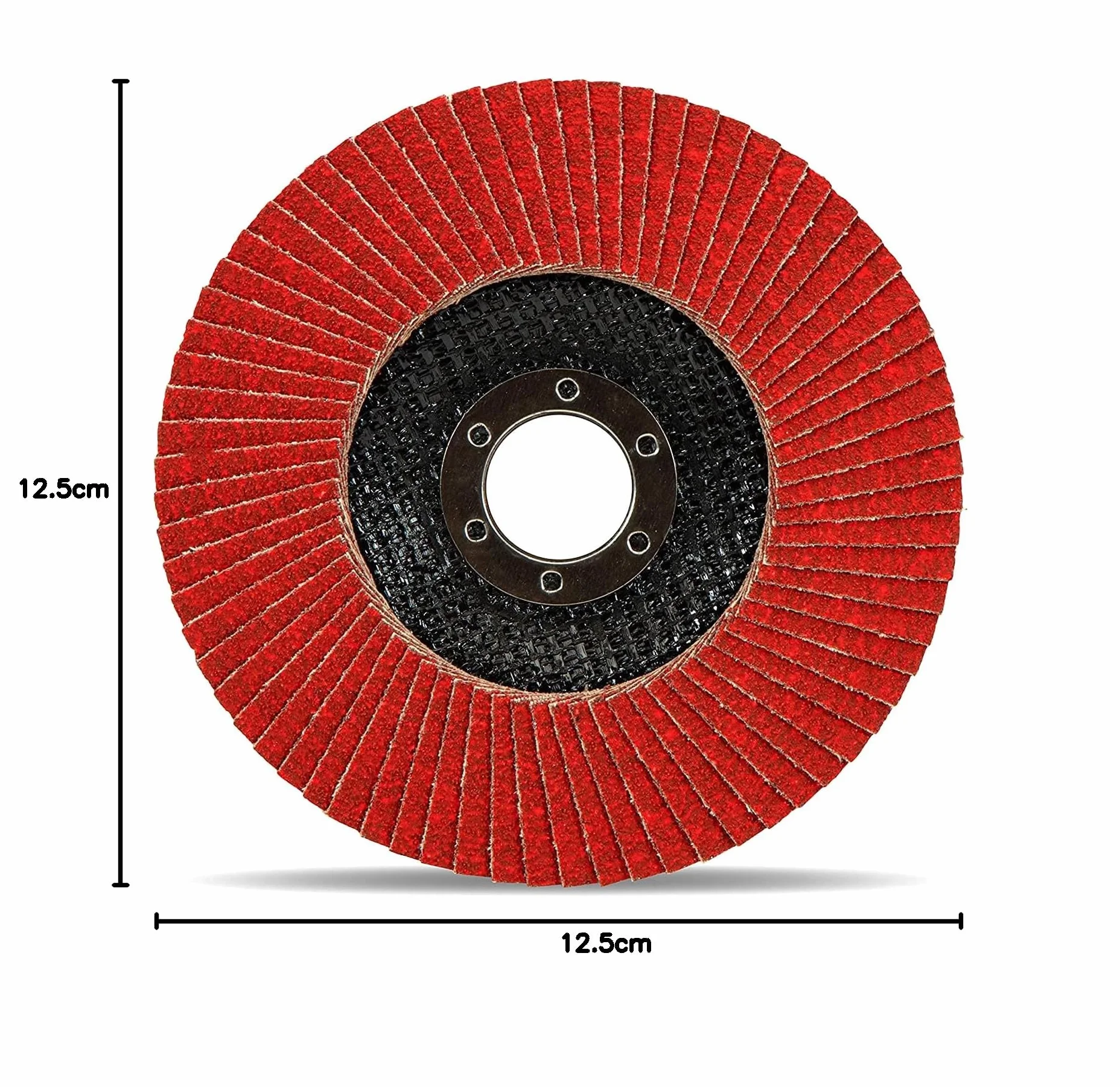 Ceramiczna tarcza wachlarzowa 125 mm ziarnistość 60 do metalu 10 sztuk