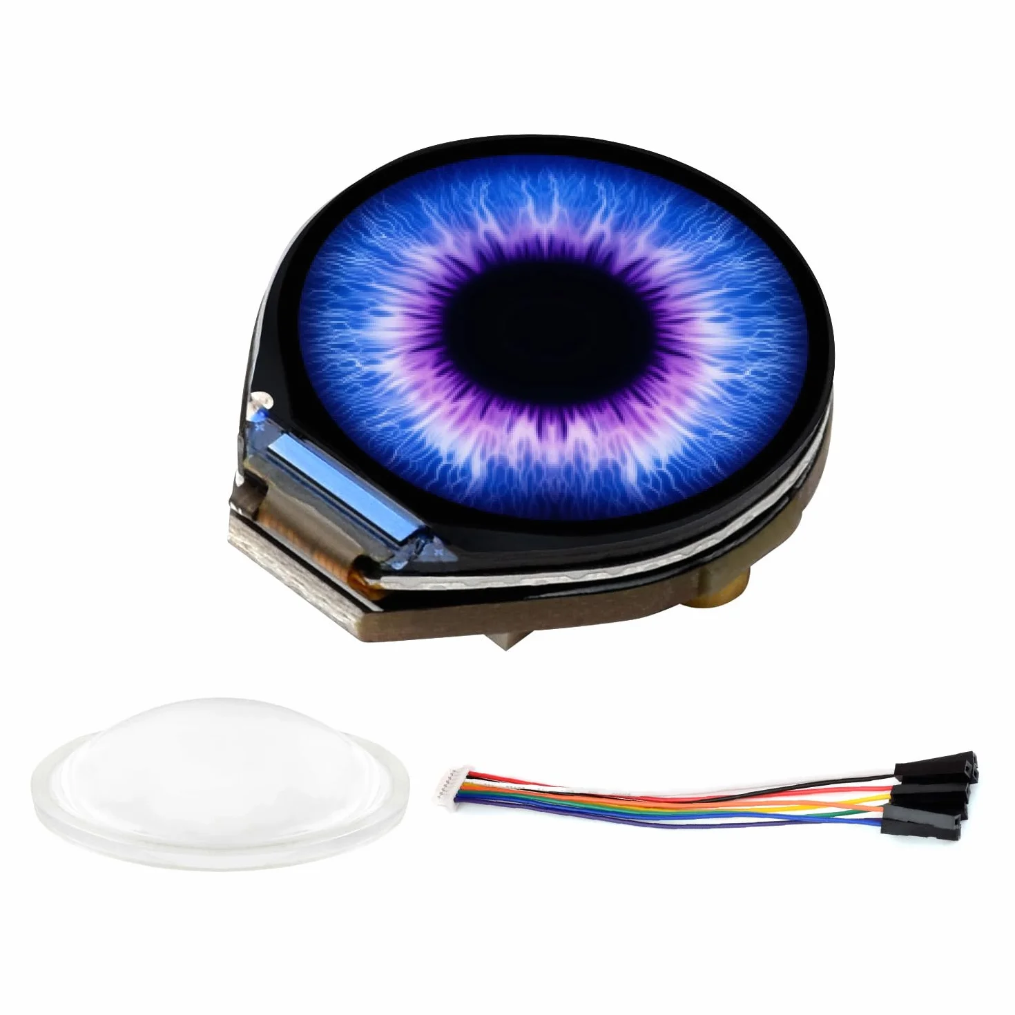 Waveshare 0.71inch Round LCD Display Module 160x160 SPI 65K Colors for Raspberry Pi Pico ESP32