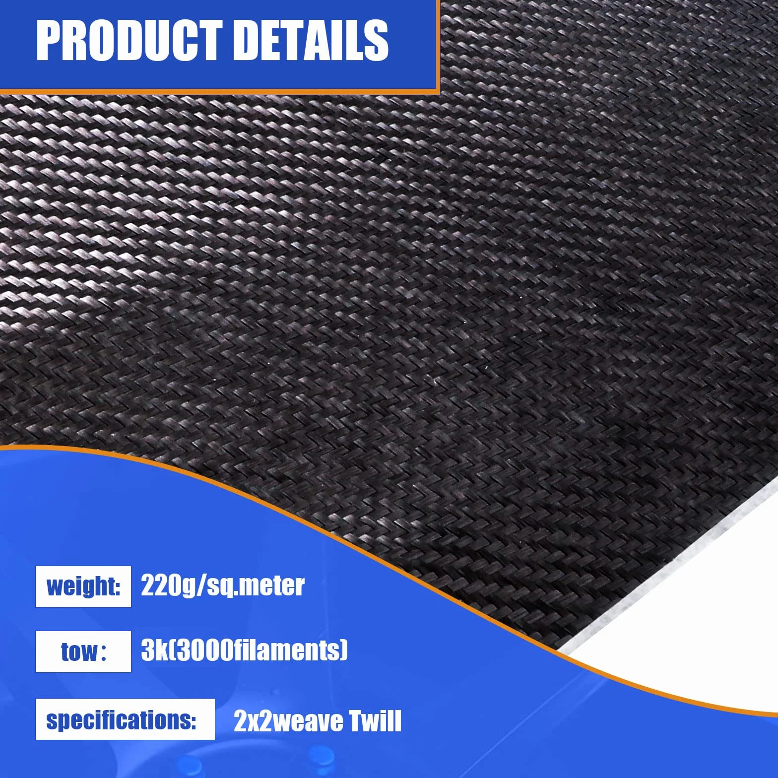 Wlókno Weglowe, Rolka Tkaniny z Wlókna Weglowego 127x30cm Czarny Winylowy Arkusz z Wlókna Weglowego do Lodzi Samochodów Scian Betonowych Piwnic Projektów DIY