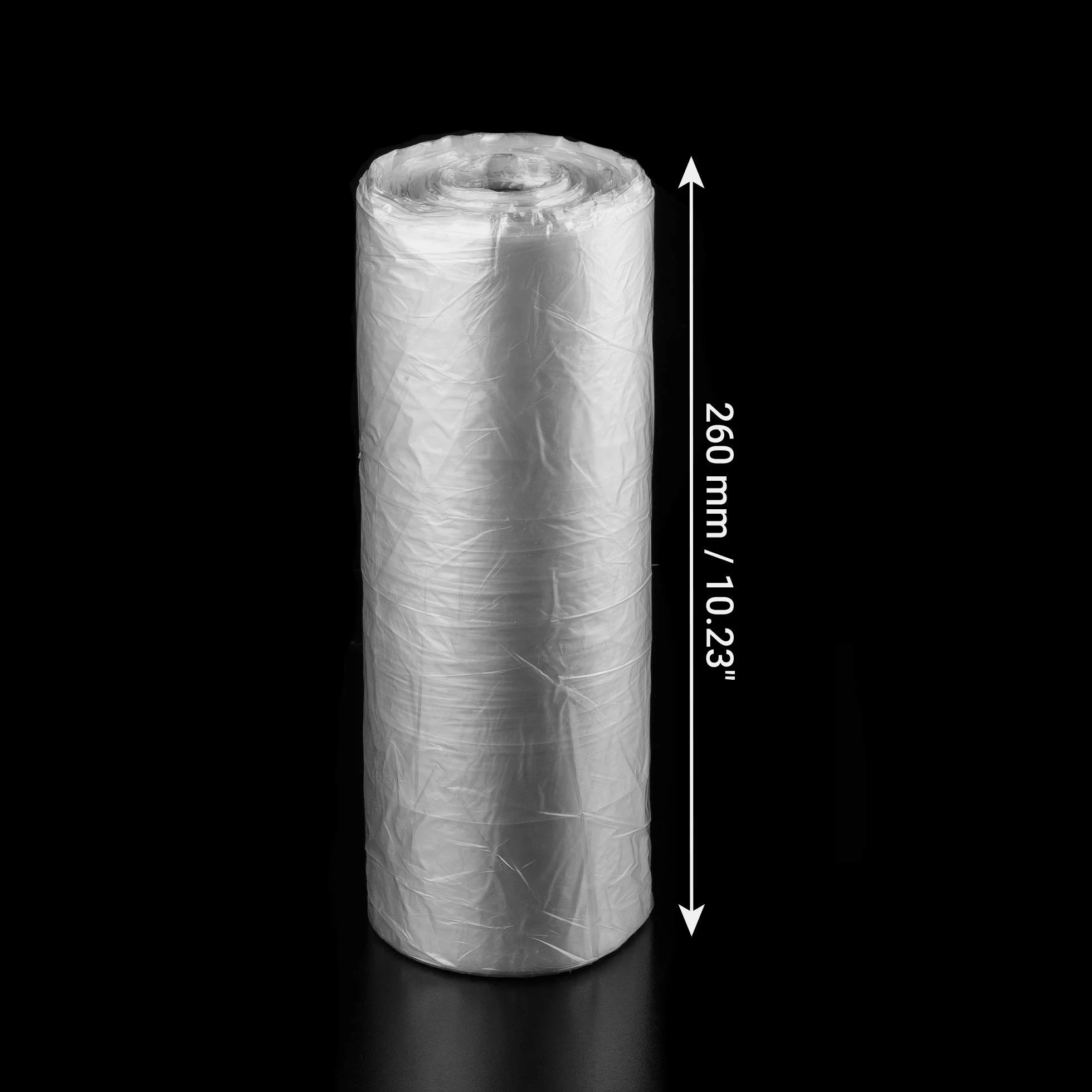 (Opakowanie 1000) HDPE 25 x 40 cm worki z polietylenu w rolce, bezpieczny dla plastiku pakiet do pakowania żywności