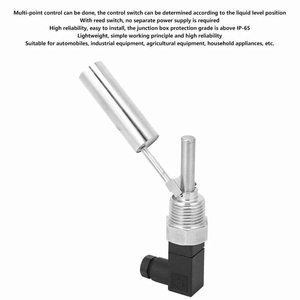Flüssigkeitsstandsensor G1/2 DC0-220V 304 Edelstahl Entenschnabel-Schwimmerschalter