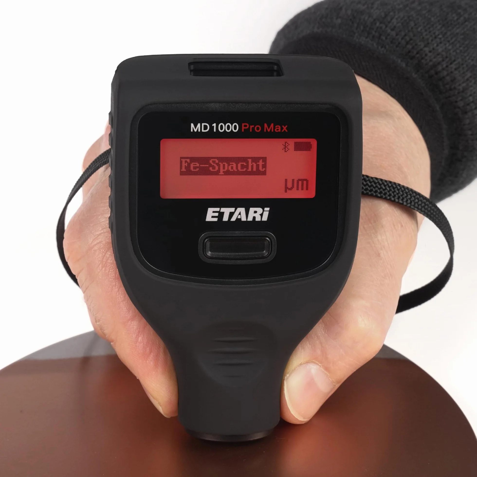 ETARI MD 1000 Pro Max profesjonalny miernik grubości lakieru do 6000 μm, 3 kolorowe podświetlenie, 2 ekrany