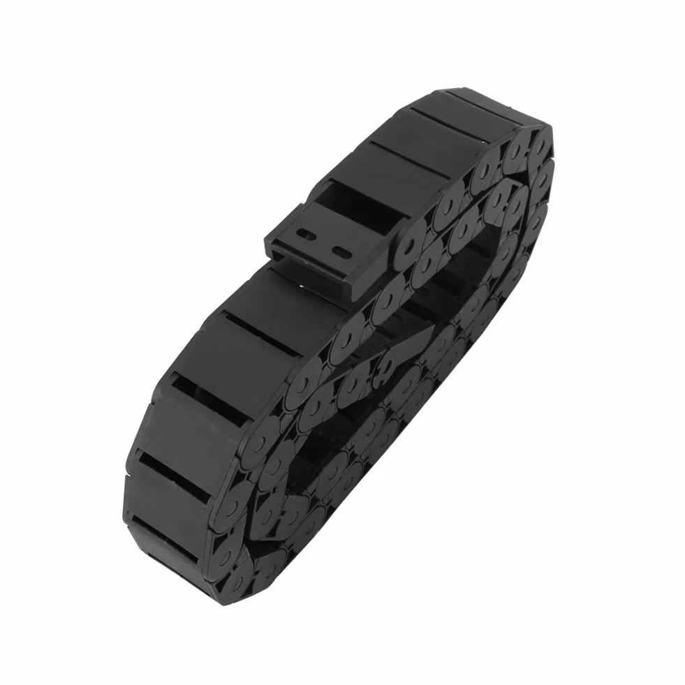 Czarny nylonowy kabel zamek błyskawiczny 15 mm x 30 mm 1 m do grawerowania CNC router akcesoria