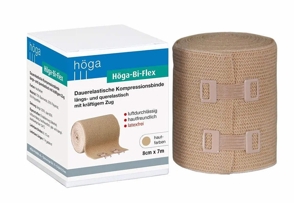 Höga Bi-Flex opaska sportowa kompresyjna 8 cm x 7 m