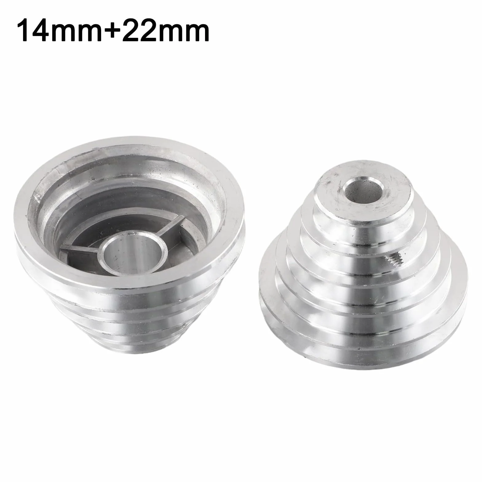 Feegow Pagoda koło pasowe do wiertarki stołowej aluminiowe 14 mm 22 mm 5 stopni pasek typu V zestaw 2 szt.