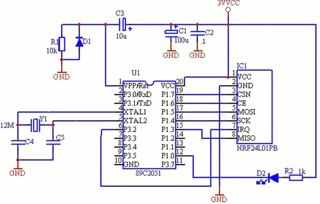 Hailege 2 szt. NRF24L01+PA+LNA bezprzewodowy moduł nadawczo-odbiorczy RF z anteną SMA 2.4G 1100m kompatybilny