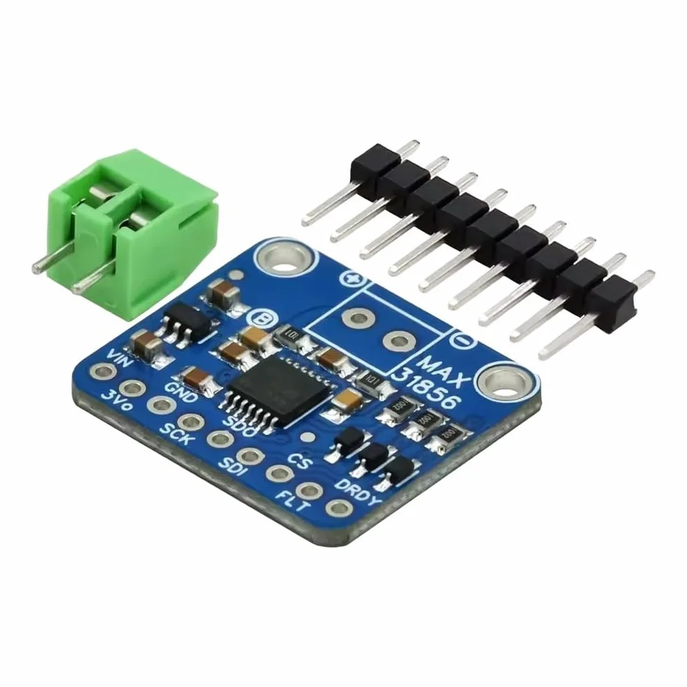 MAX31856 Moduł termopary z 19-bitową automatyczną korekcją liniową ADC, obsługa wielu typów, solidna ochrona wejściowa ± 45 V, redukcja szumów, kompaktowa płytka drukowana do monitoringu przemysłowego