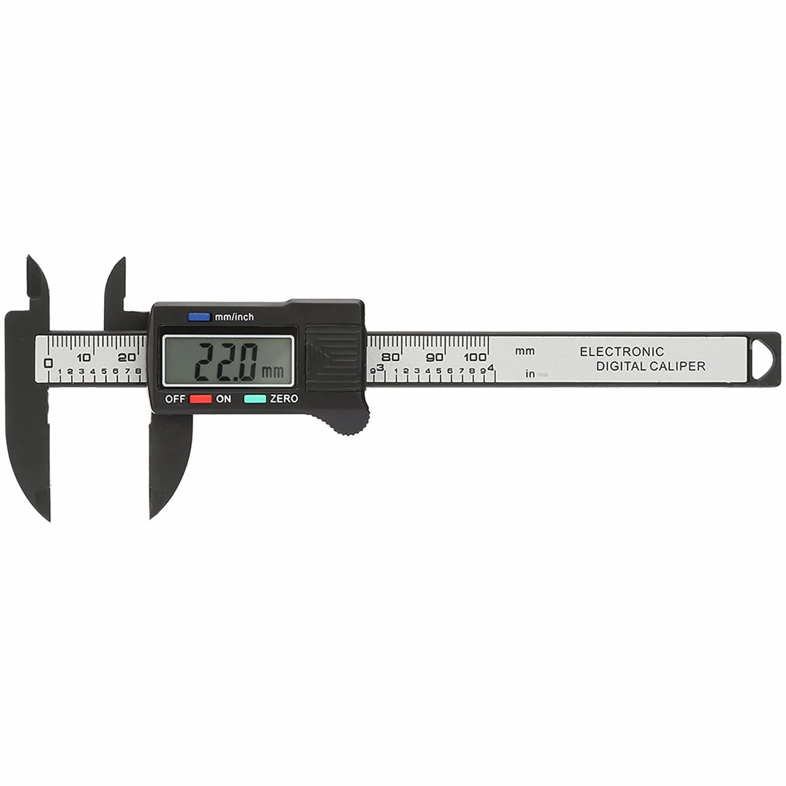 Suwmiarka cyfrowa 100 mm plastikowa z wyświetlaczem LCD