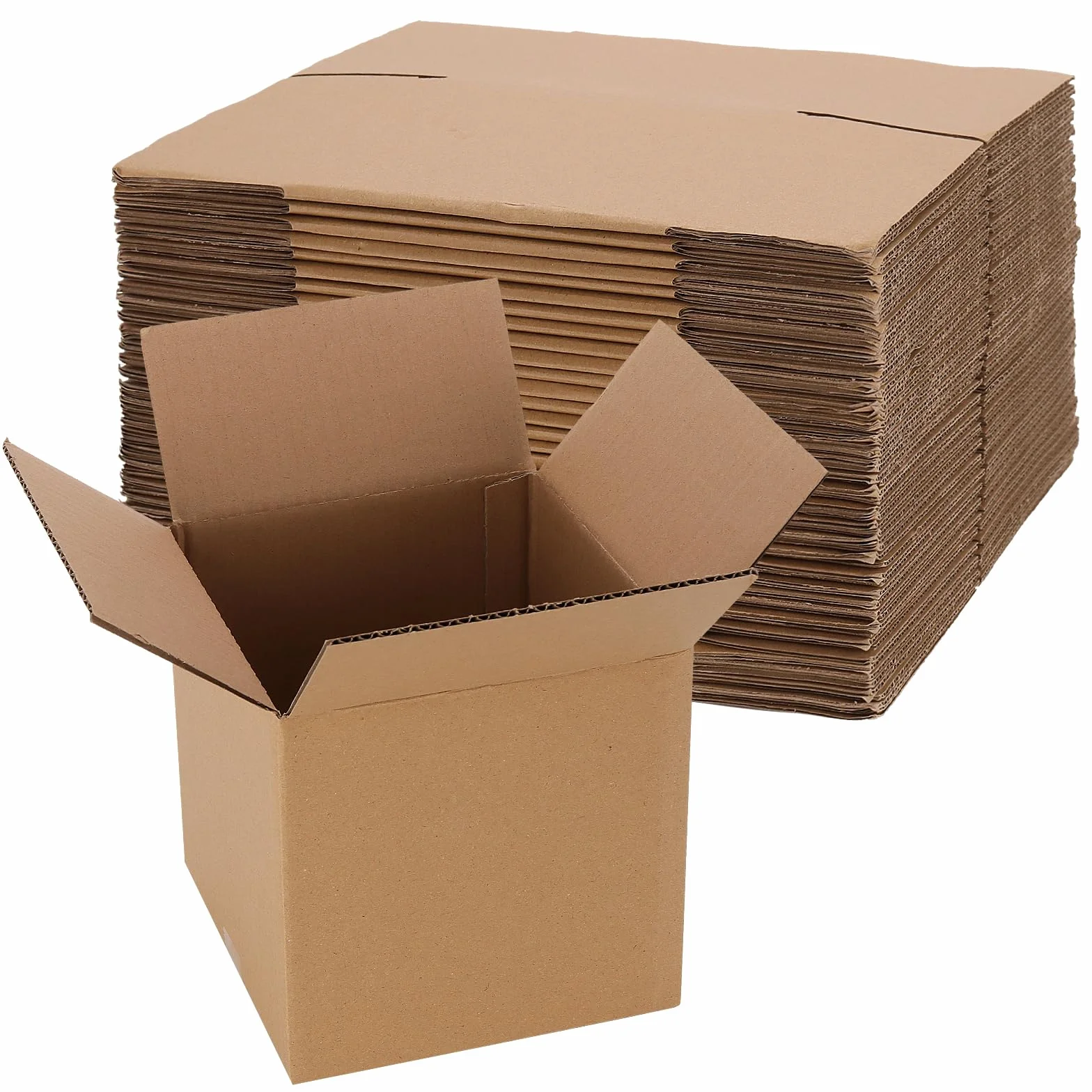 Zestaw 30 kartonów składanych, 150 x 150 x 150 mm, mały kwadratowy karton wysyłkowy, mały karton do pakowania, transportu, na prezent