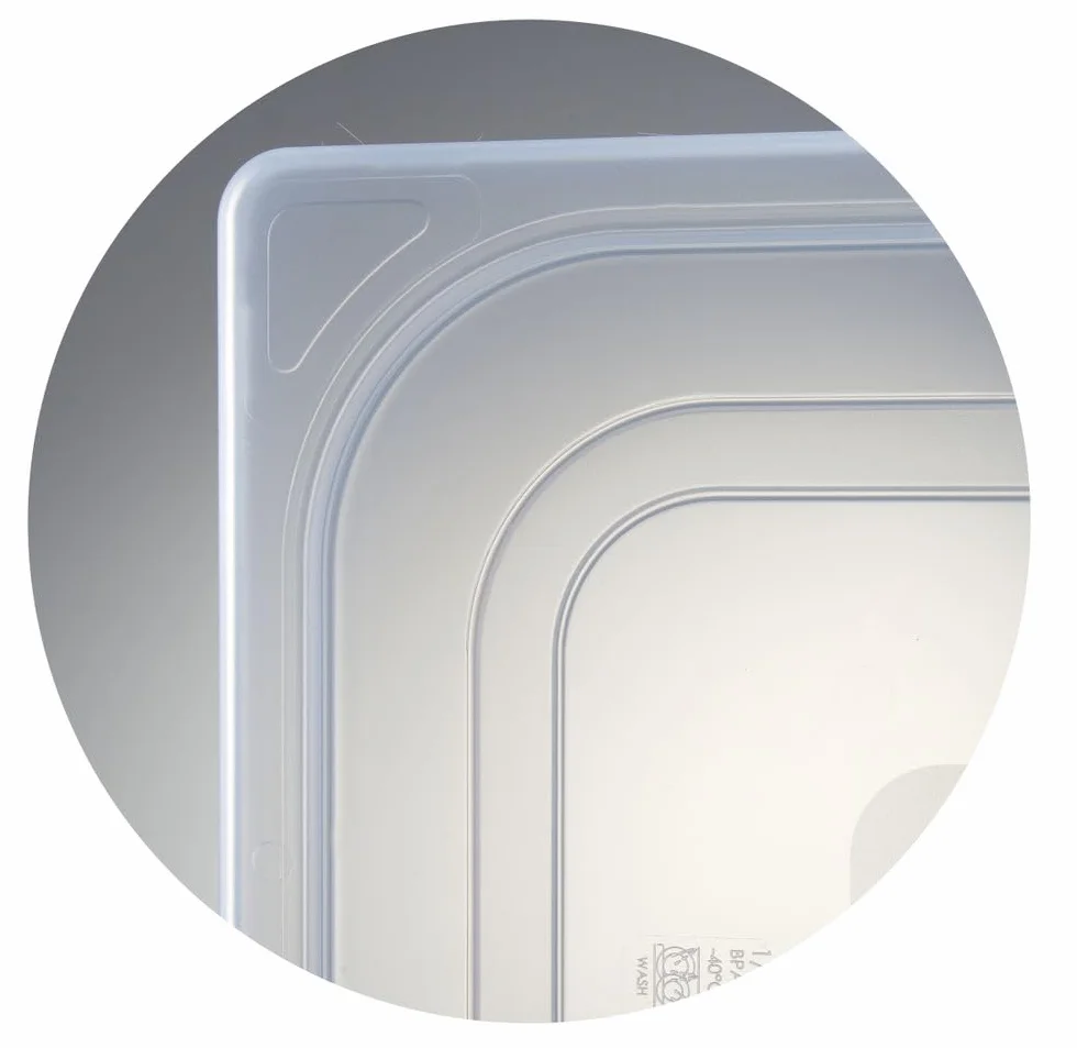 HENDI Pojemnik GN 1/2 - z polipropylenu - 6,5 l - 325x265x(H)100mm