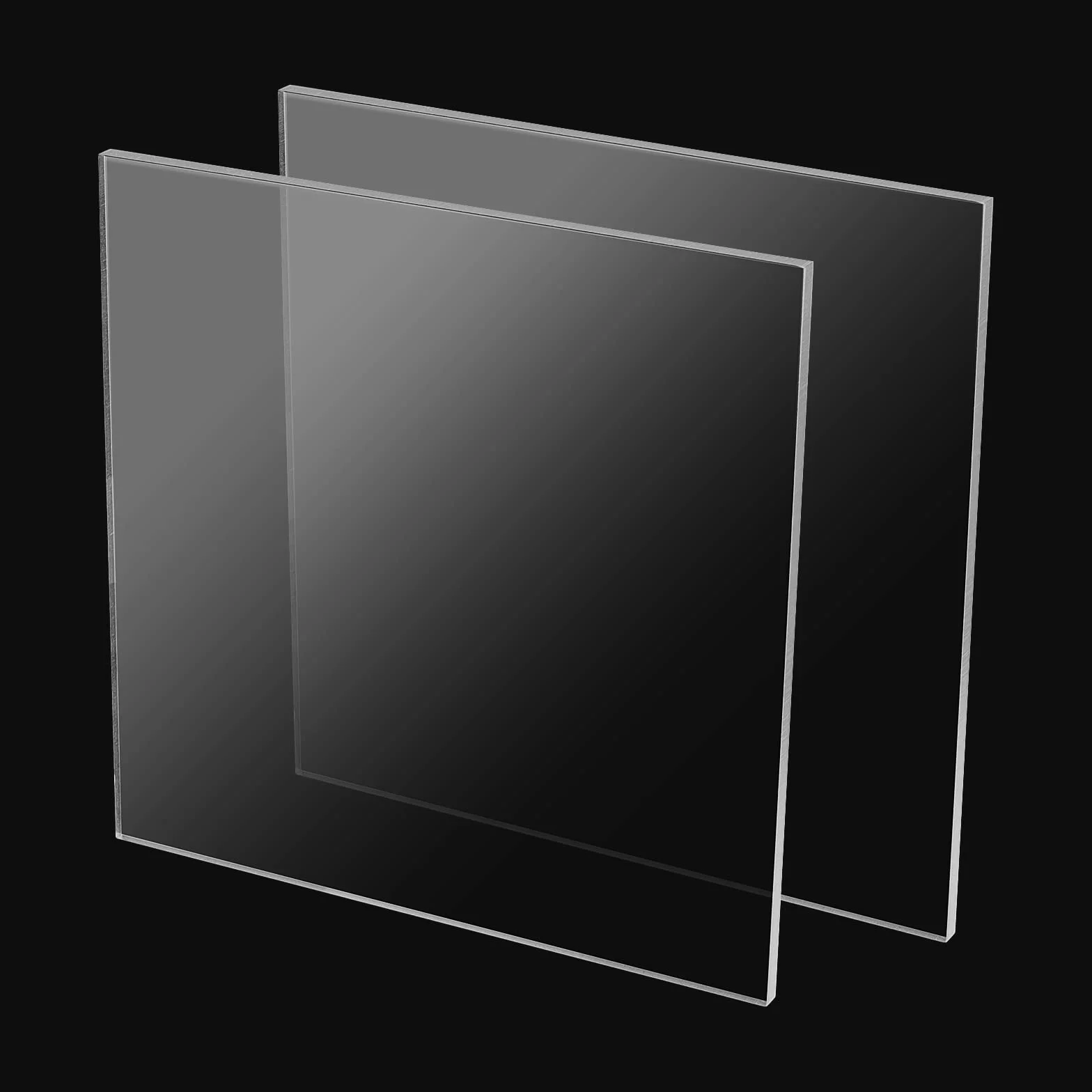 P?yty akrylowe, przezroczyste, 10 mm, przezroczyste p?yty ze szk?a akrylowego, 2 sztuki, 30 x 30 cm, przezroczyste p?yty ze szk?a akrylowego, p?yty z tworzywa sztucznego, do znaków, malowania