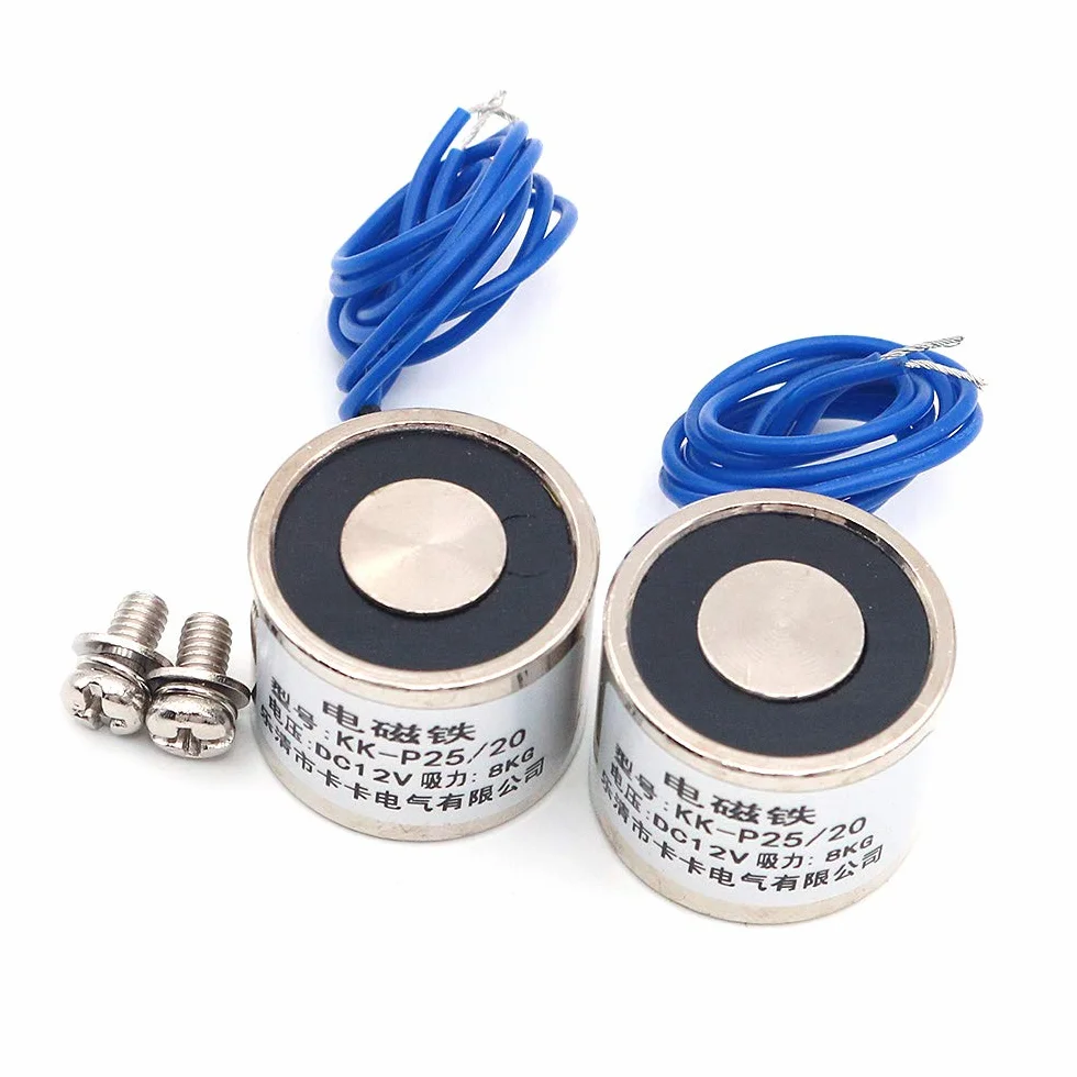 Namvo przyssawka elektromagnetyczna DC 12V KK-P25/20 8 kg magnes podnoszący