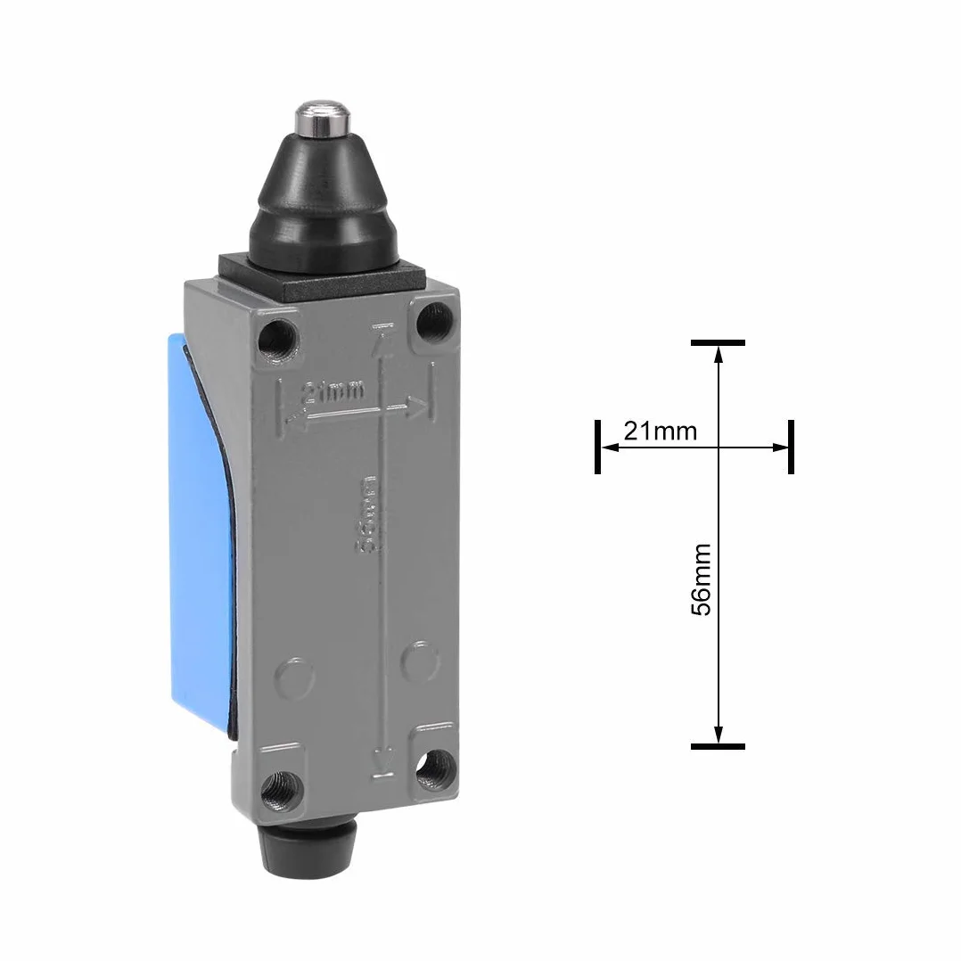 GUUZI 4 sztuk Tłok Wyłącznik Krańcowy 1NC 1NO ME-8111 Tłok Chwilowy Wyłącznik Krańcowy do Młyna CNC Drukarka 3D Przełącznik Drzwi 0~250V/5A