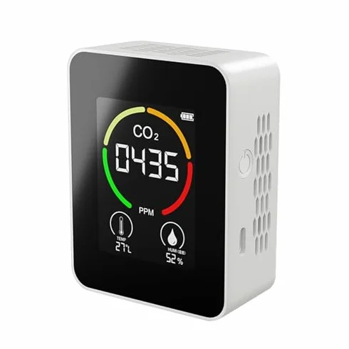 Monitor jakości powietrza CO2 z dużym ekranem LCD do szklarni