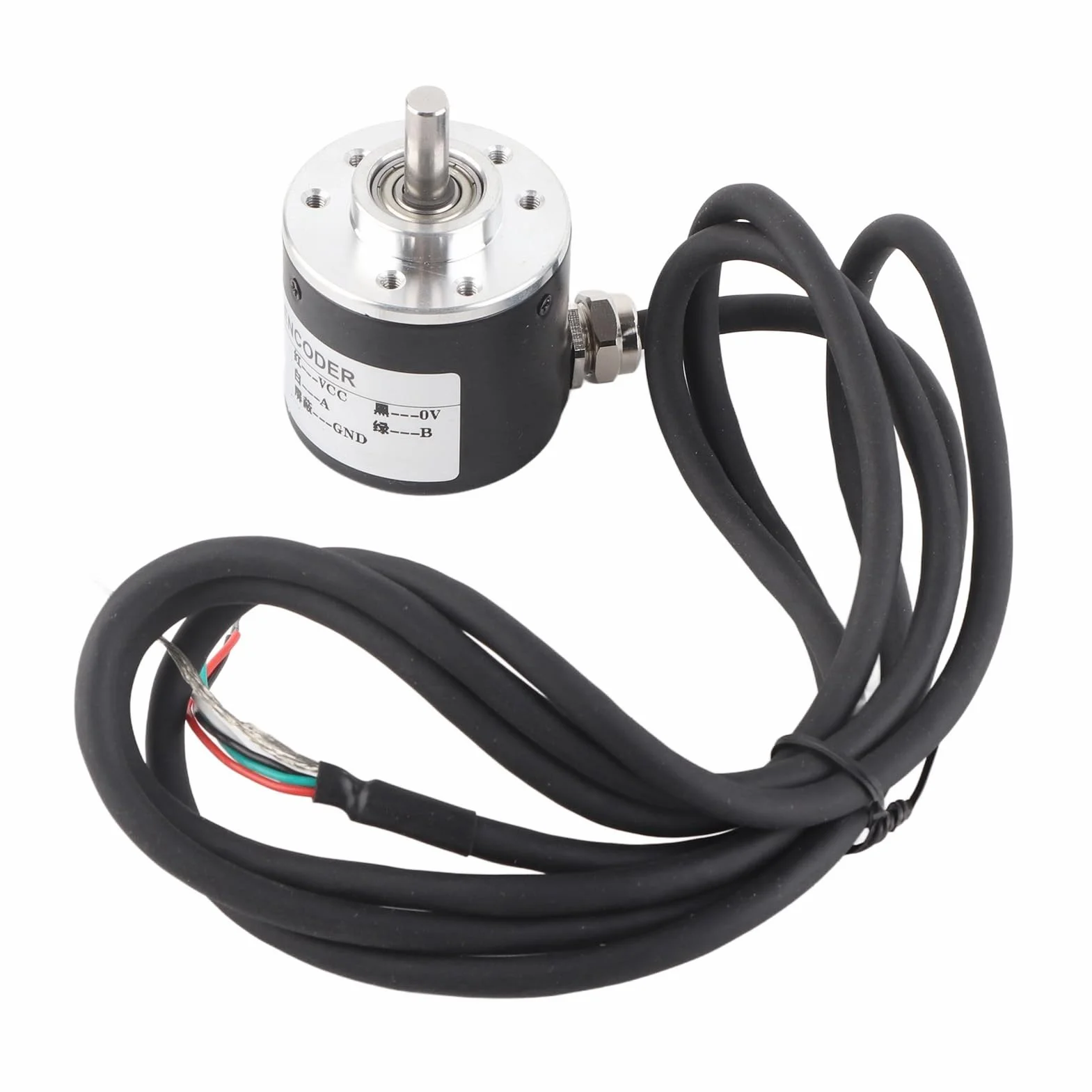 Enkoder, Przyrostowy Enkoder Obrotu 5V-24V AB 2-fazy Wał 6mm 600P/R Czujnik Magnetoelektryczny Enkoder, Przełącznik Enkodery