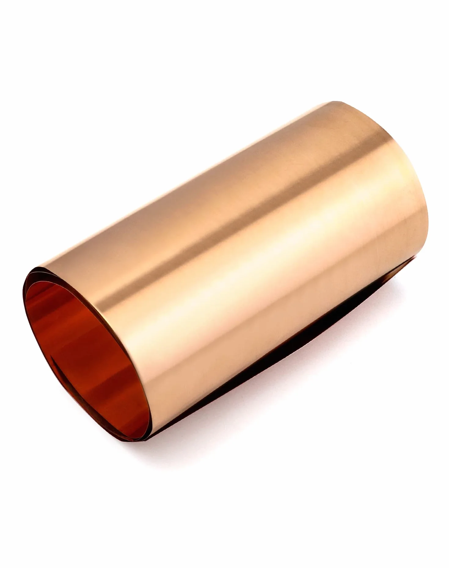 QWORK® 0,1 mm Arkusze miedziane z folii miedzianej, 99,9% czystej miedzi - 0,1mm x 20cm x 1M