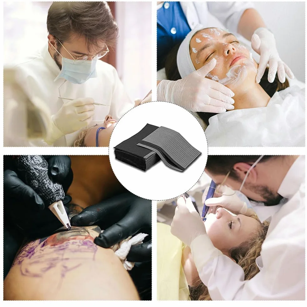 Jednorazowe śliniaki dentystyczne do tatuażu 33 cm