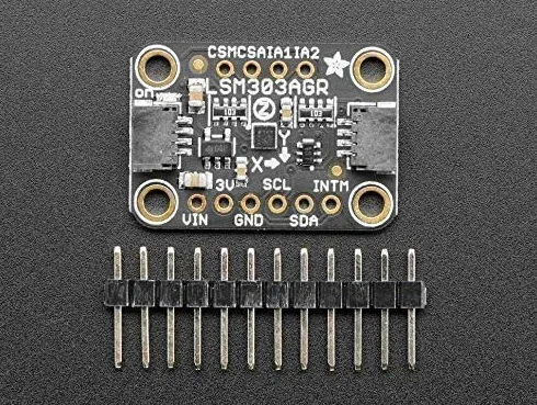 Adafruit LSM303AGR Akcelerometr Magnetometr - STEMMA QT Qwiic