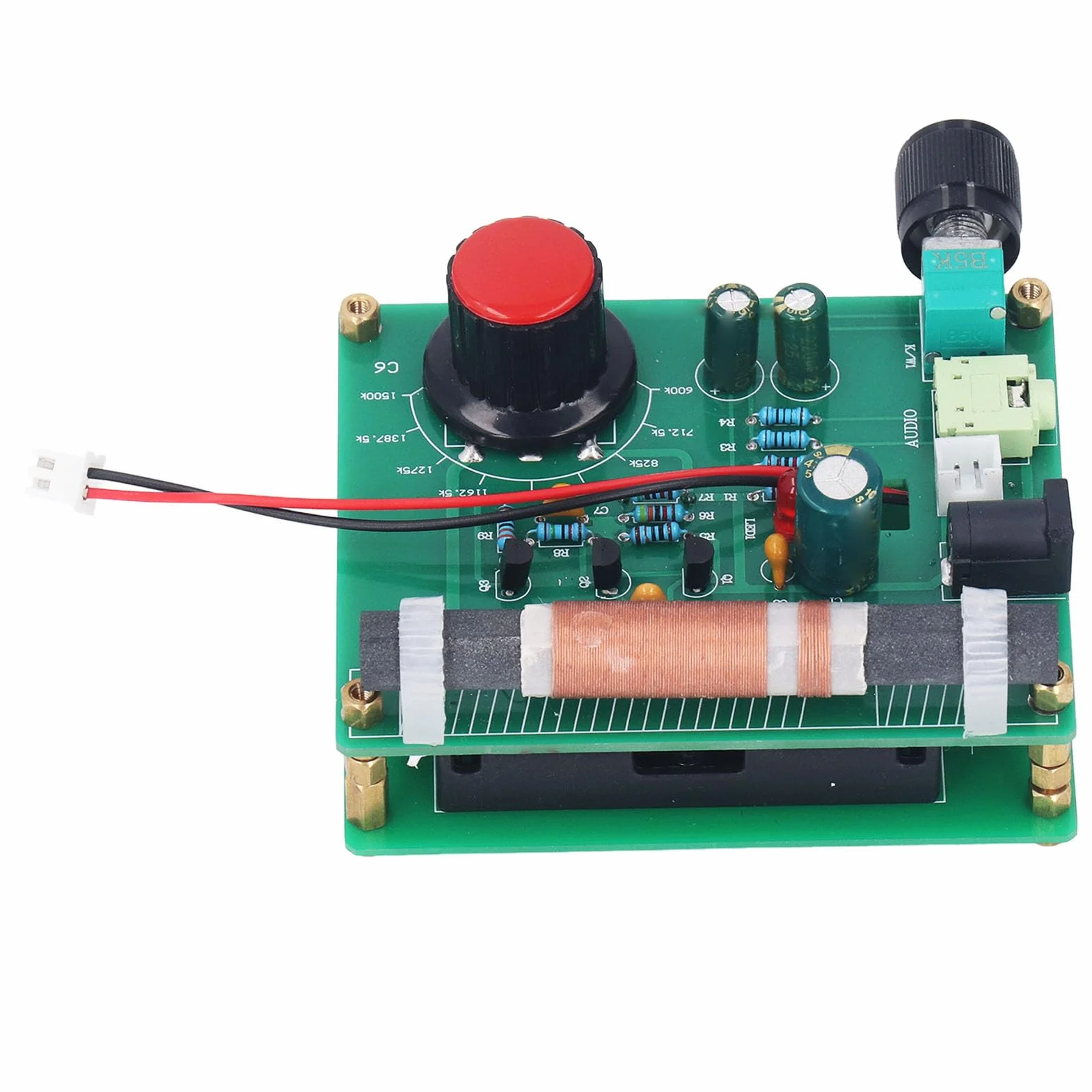 Zestaw nadajnika AM, zakres modulacji nadajnika amplitudy 600 kHz - 1500 kHz