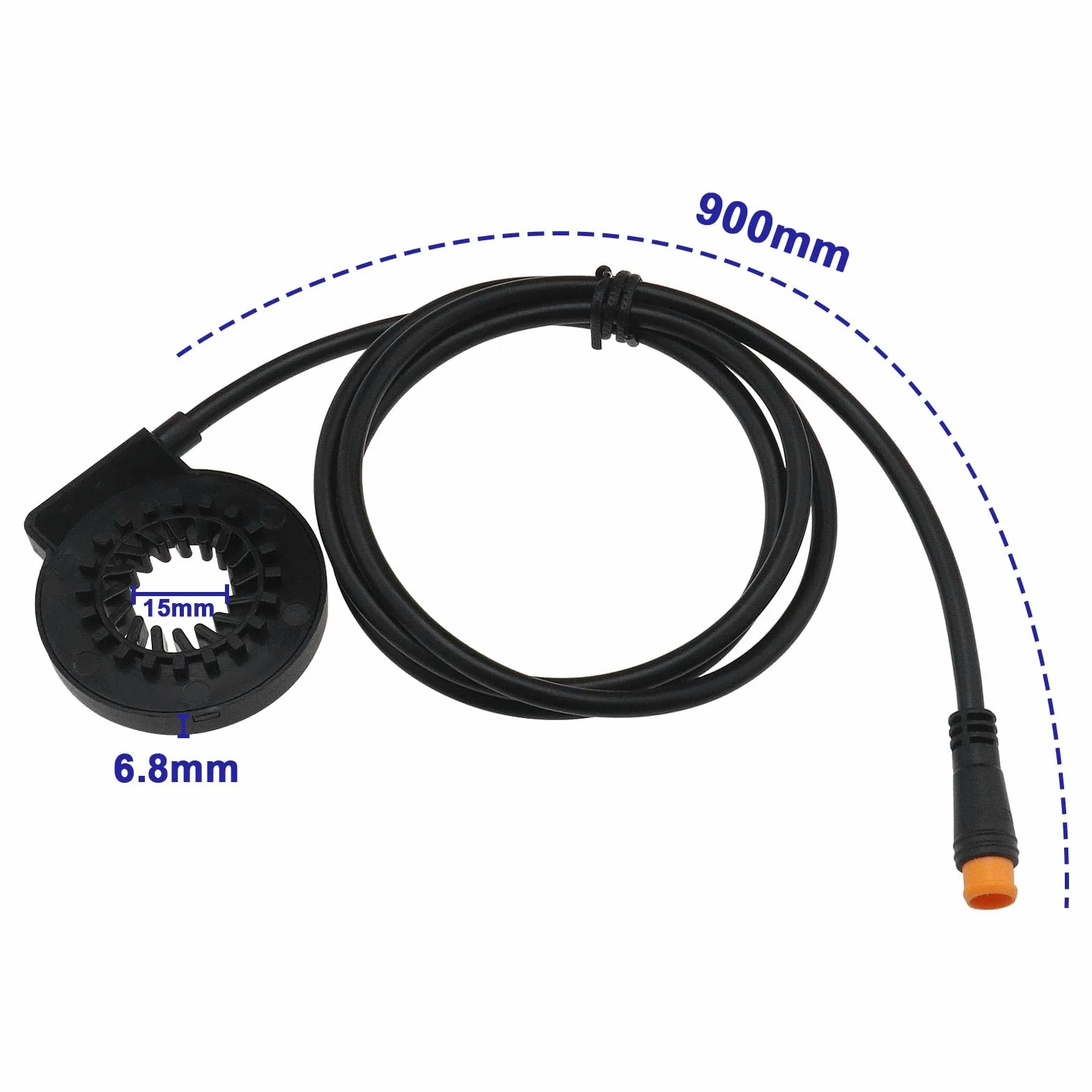 ECSiNG 3-stykowy KT V12L elektryczny czujnik wspomagania pedalowania roweru magnetyczny czujnik PAS system asystenta lewa korba instalacja