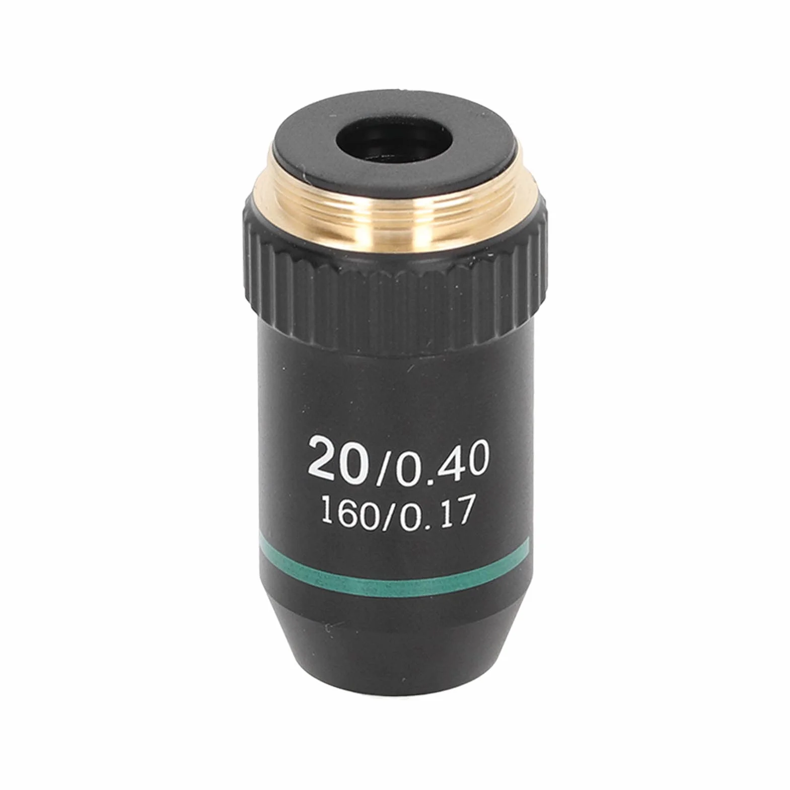 Obiektyw Mikroskopu Achromatyczny 20X, Mosiądz Chromowany, Interfejs 20.2mm