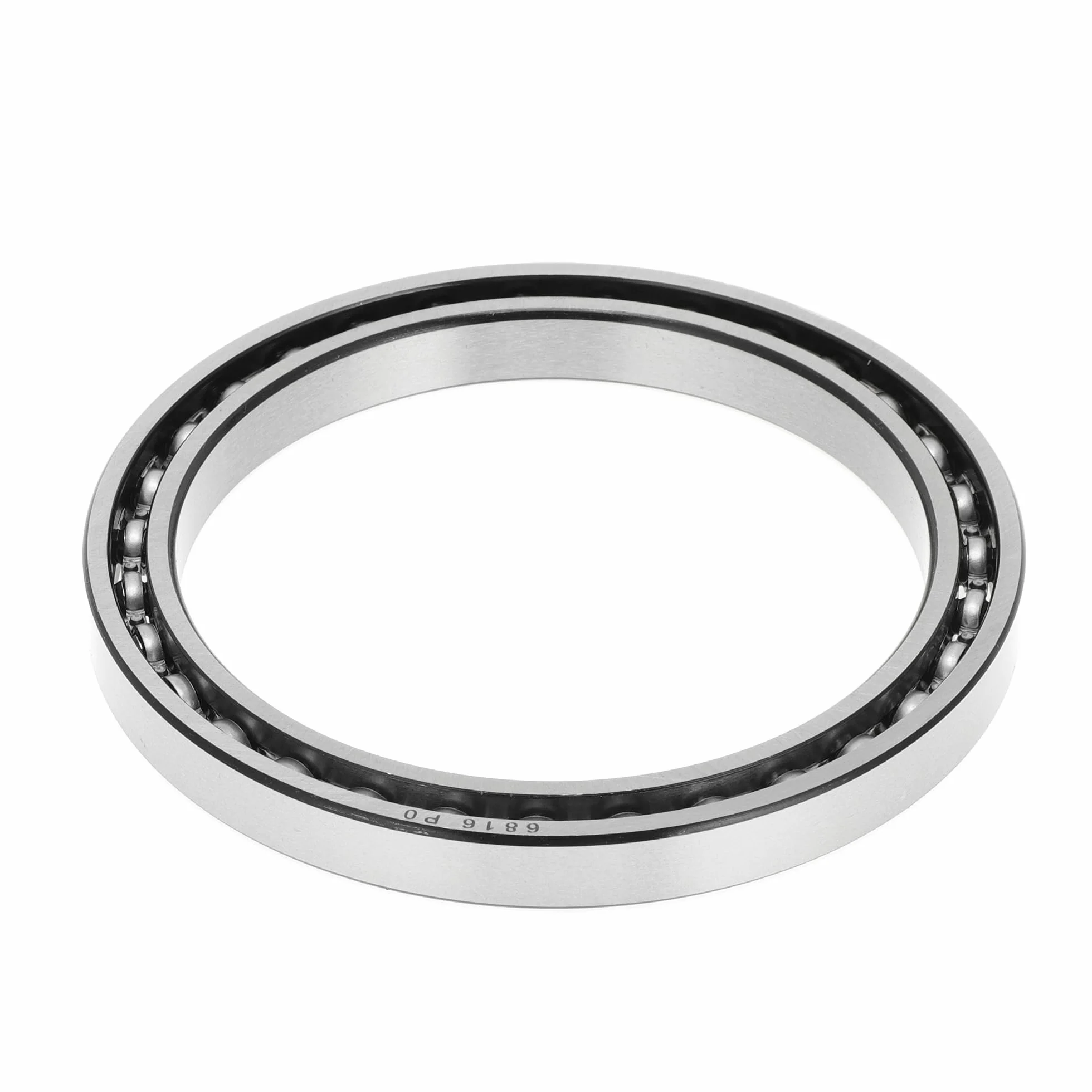 A ABSOPRO 6816 Łożyska kulkowe z głębokim gardłem P0 80X100X10Mm Łożyska smarowane typ otwarty srebrny dźwięk hulajnoga koło do deskorolki