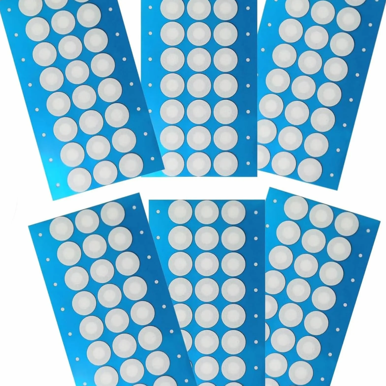 Syntetyczne naklejki papierowe 20 mm 144 szt. z krążkiem filtrującym PTFE 0,3 µm do uprawy grzybów