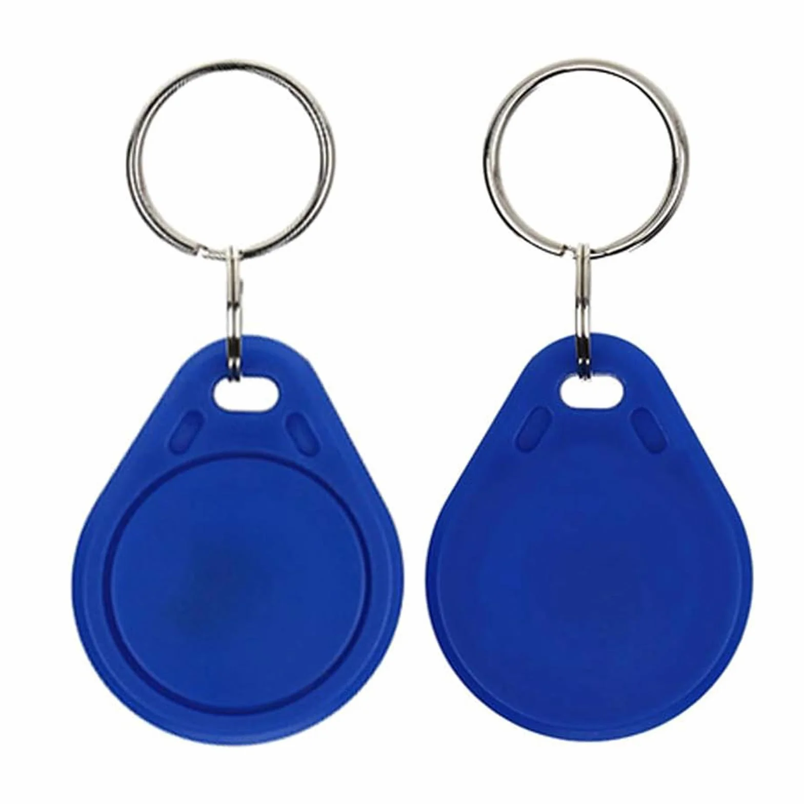 10 x odznaki RFID 13,56 Mhz UID edytowalny breloczek do kluczy MIF 1K Token NFC Tag zbliżeniowy transponder z możliwością zapisu RFID Karta kontroli dostępu - Niebieski
